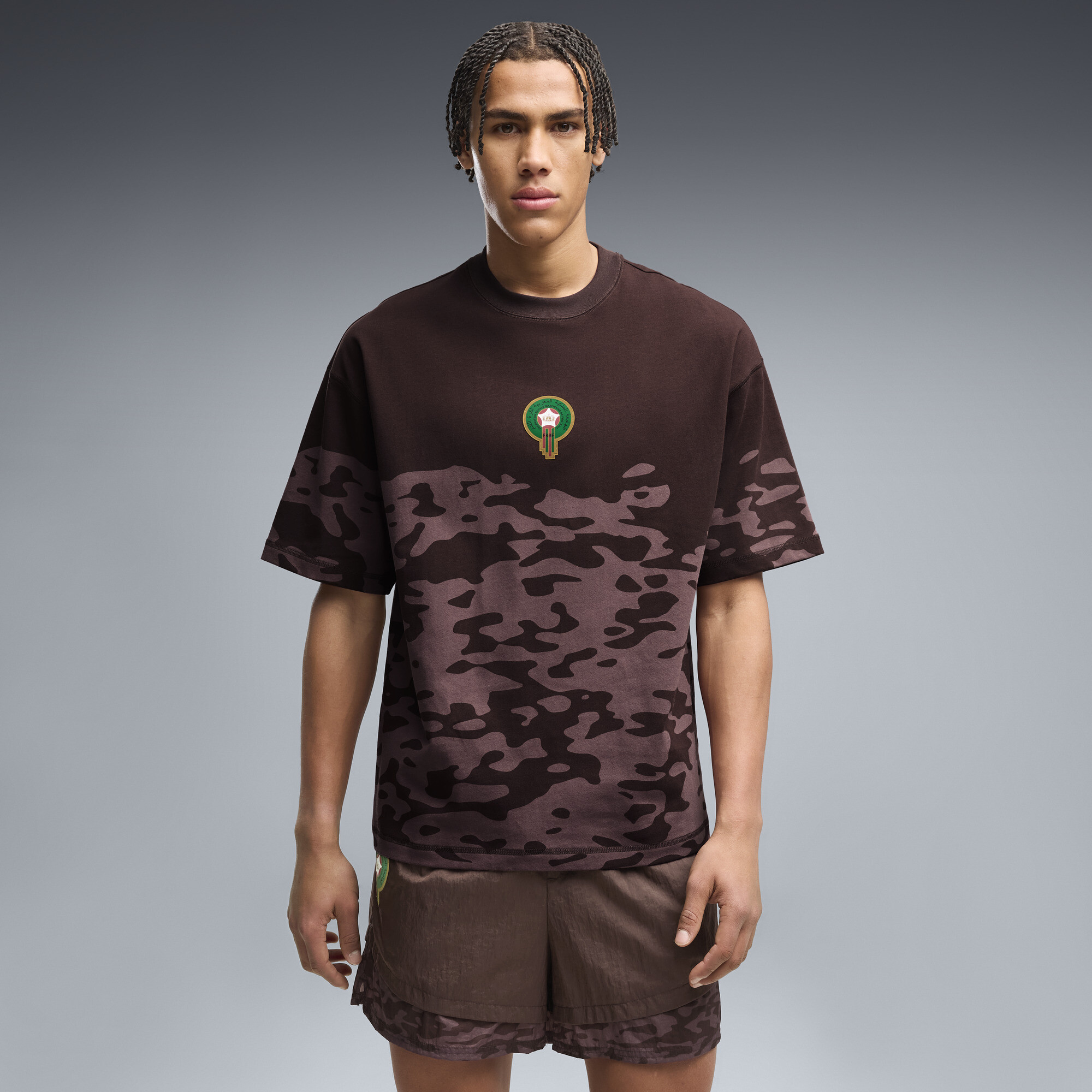 ムクsar PUMA x MOROCCO x SALEHE BEMBURY KING Oversized Tee Men | brown