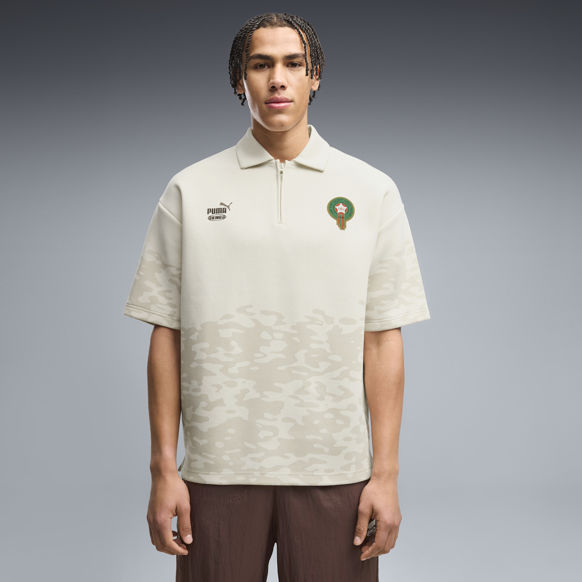 PUMA x MOROCCO x SALEHE BEMBURY KING Relaxed Polo Men | white