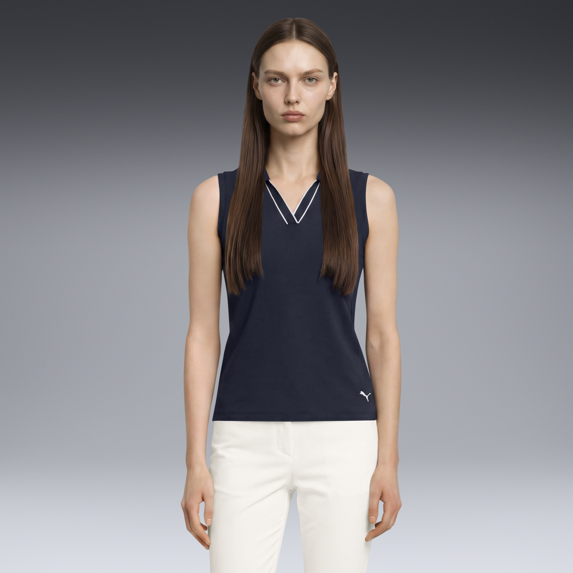 PUMA Polo de golf sans manches CLOUDSPUN Essentials Femme Vêtements