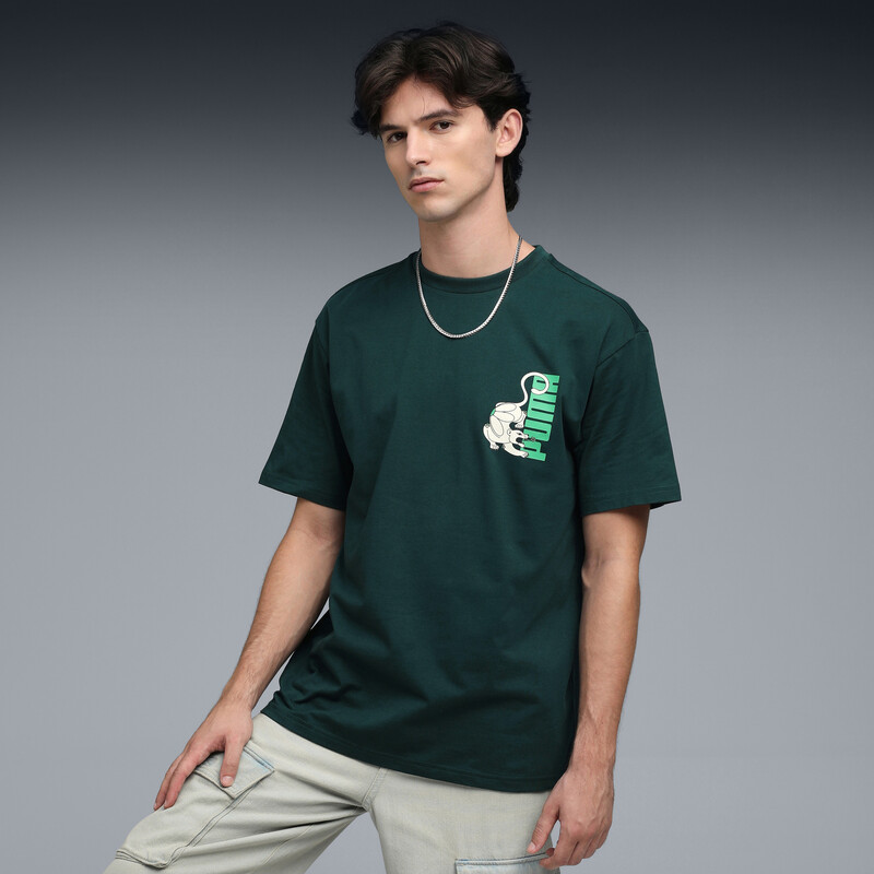 

Men's PUMA Graphic Back Print Relaxed Fit T-shirt