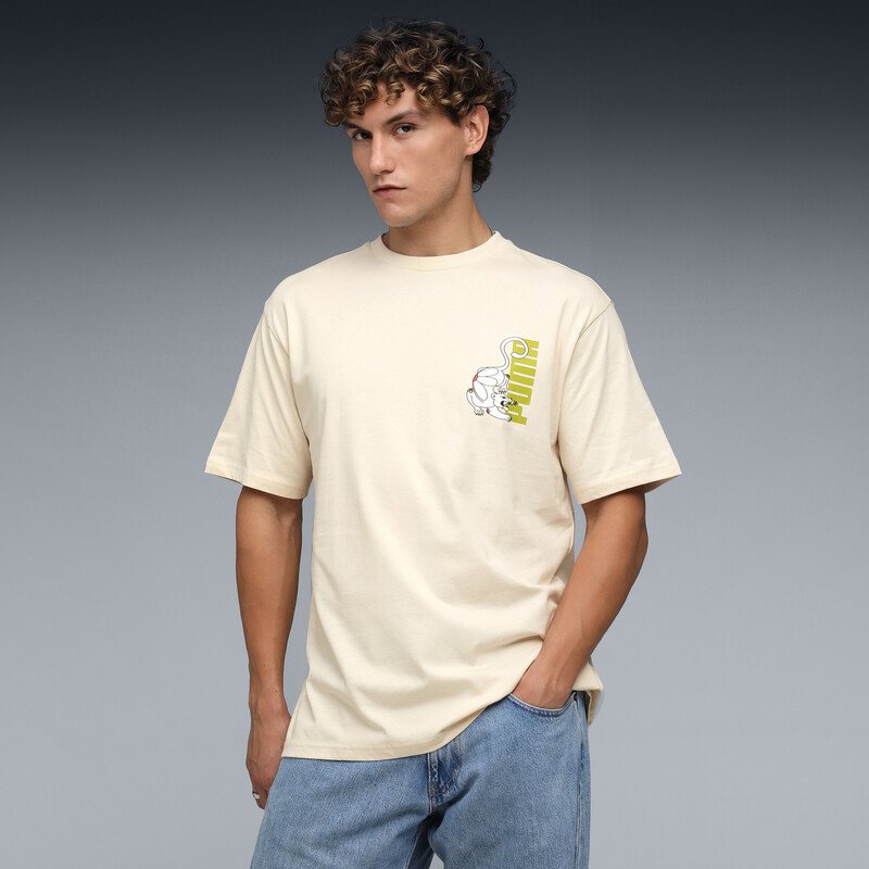 

Men's PUMA Graphic Back Print Relaxed Fit T-shirt