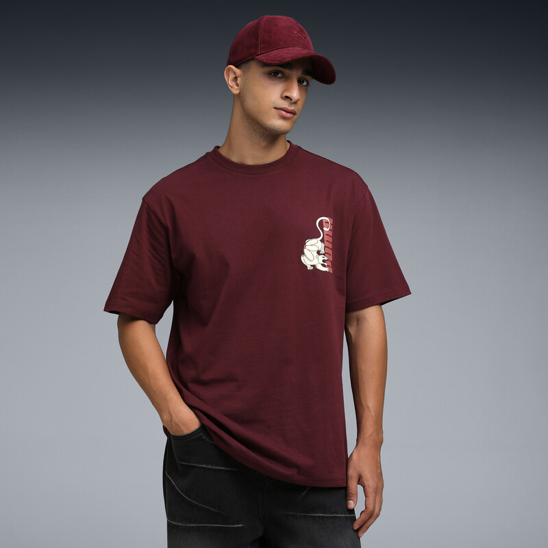 

Men's PUMA Graphic Back Print Relaxed Fit T-shirt