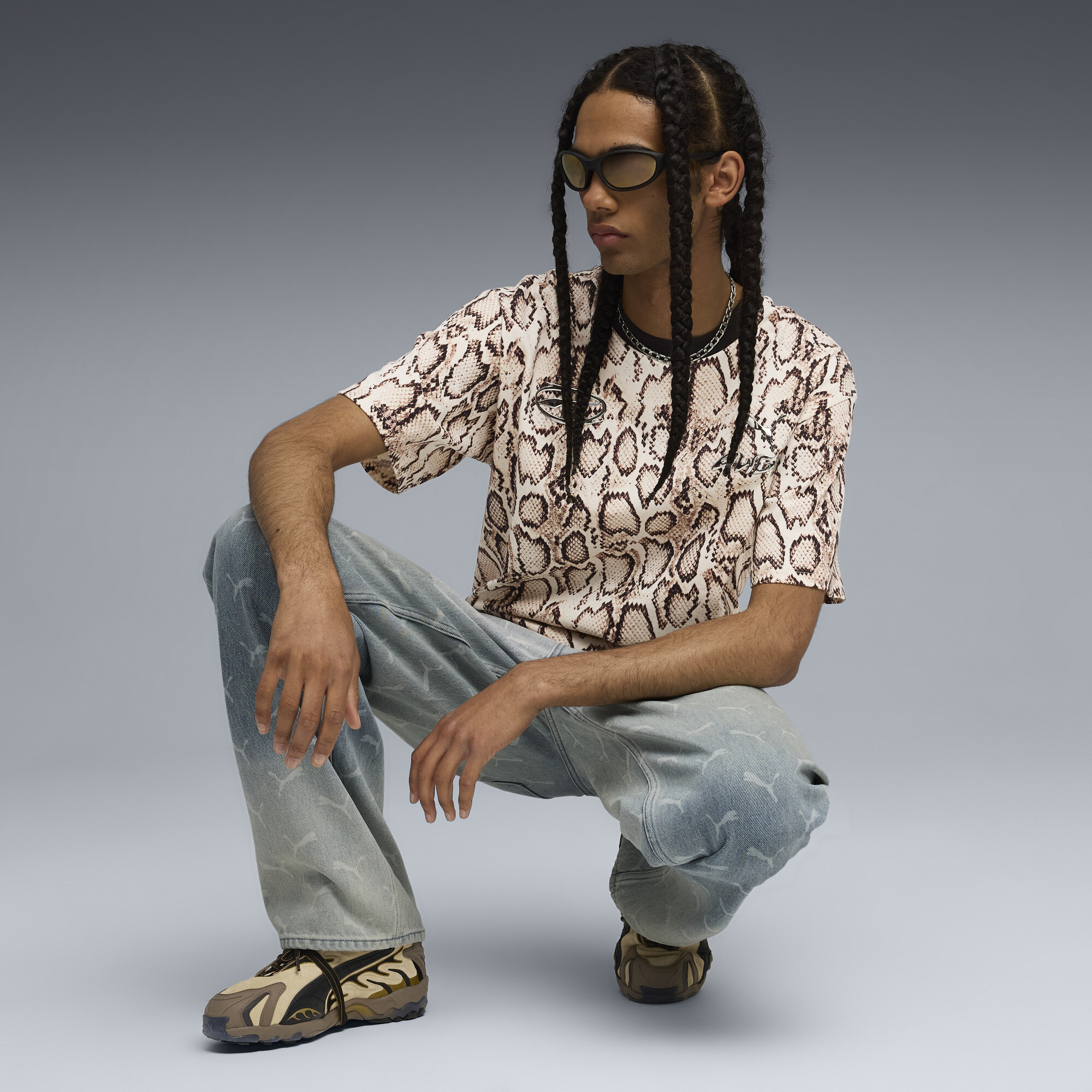 A$AP ROCKY x PUMA T-shirt voor Heren, Grijs, Maat S thumbnail 6