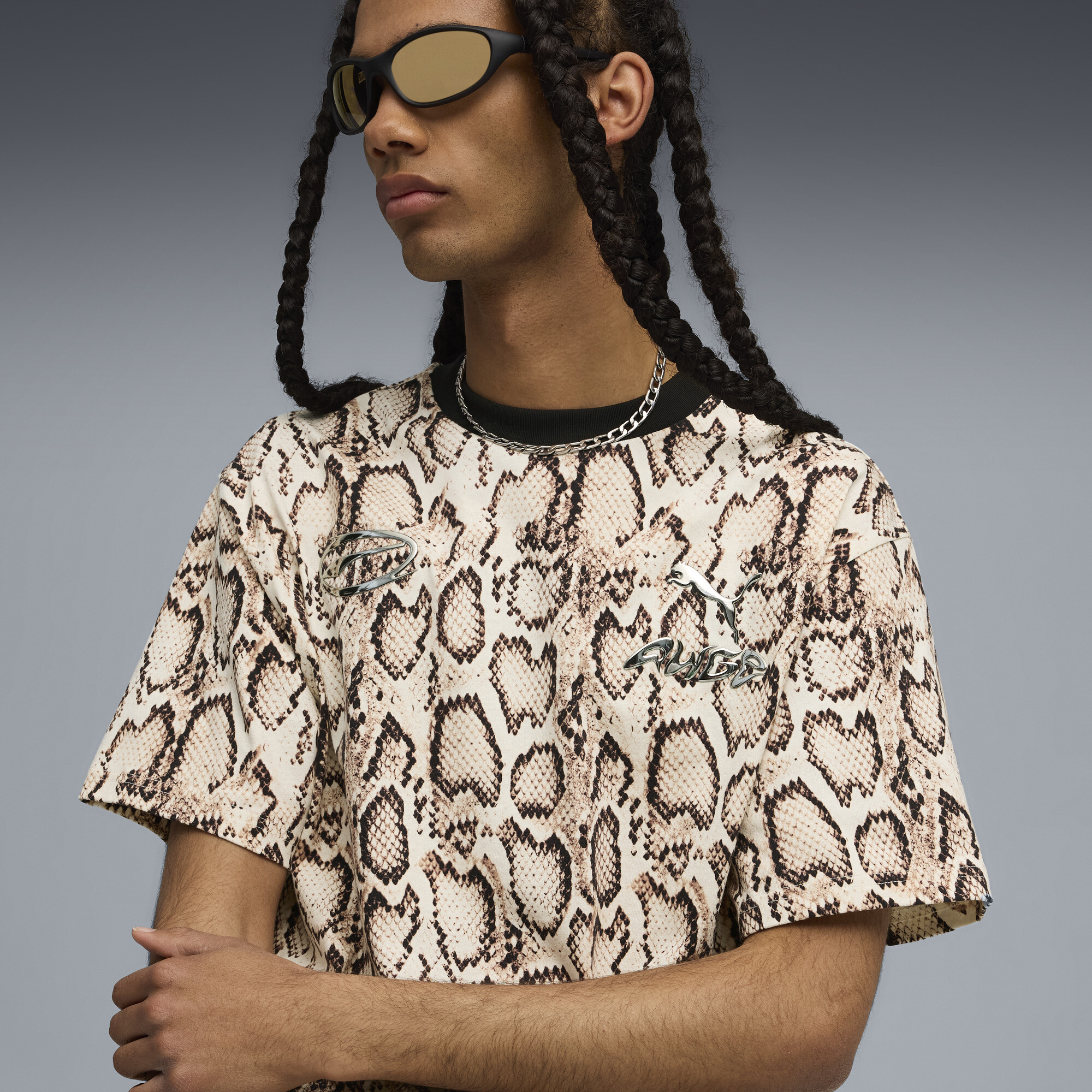 A$AP ROCKY x PUMA T-shirt voor Heren, Grijs, Maat S thumbnail 4