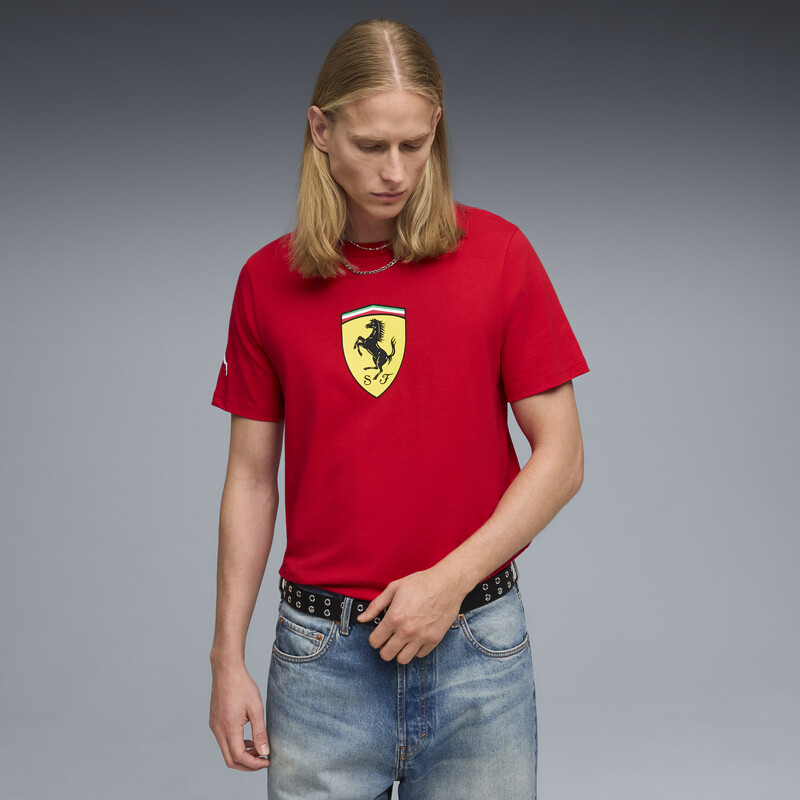 

Men's PUMA Scuderia Ferrari Colored Shield Logo Tee