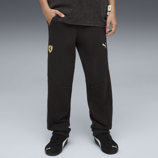 Pantalónes PUMA Scuderia Ferrari juvenil En Negro
