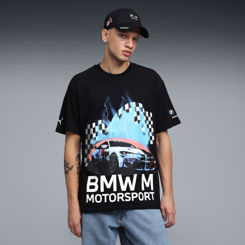 Men's PUMA BMW MMS Vintage Graphic Cotton T-shirt