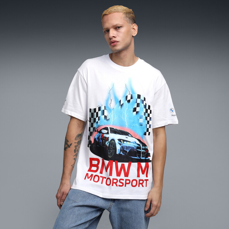 Men's PUMA BMW MMS Vintage Graphic Cotton T-shirt
