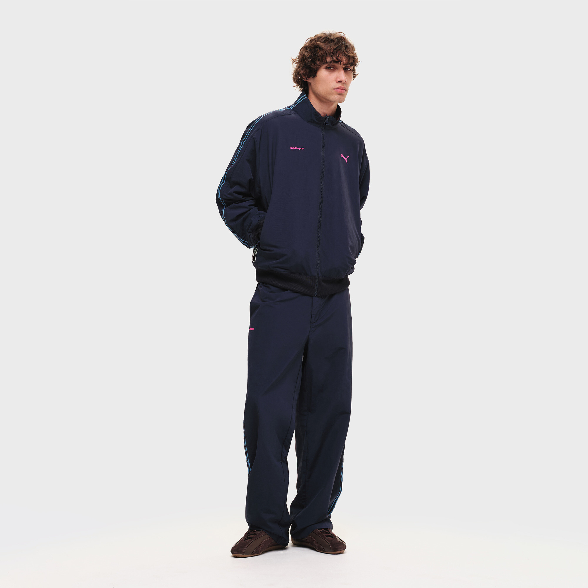 Puma X Madhappy Nylon Track Pants In Blue
