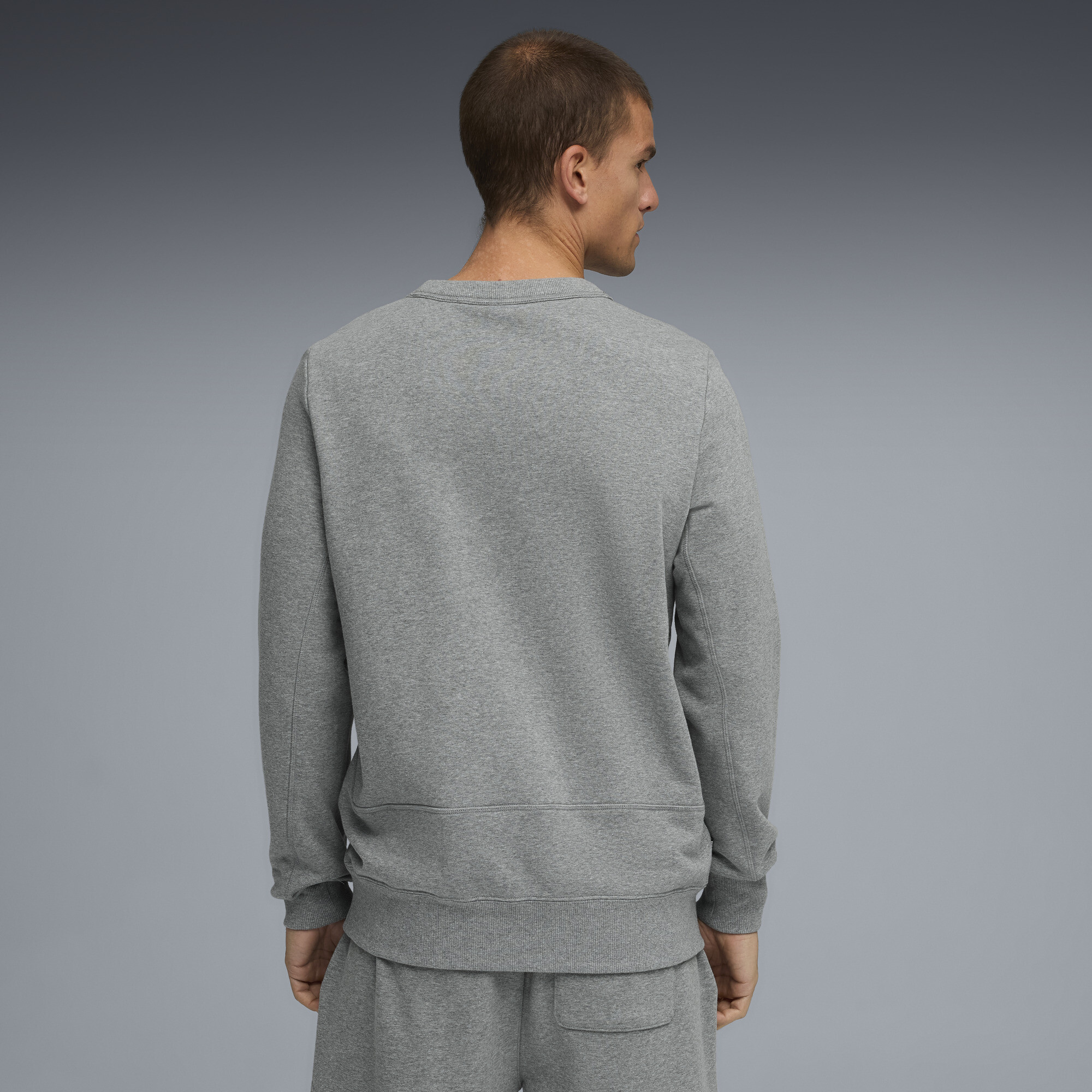 PUMA Pivot basketbalsweatshirt voor Heren, Grijs, Maat L thumbnail 3