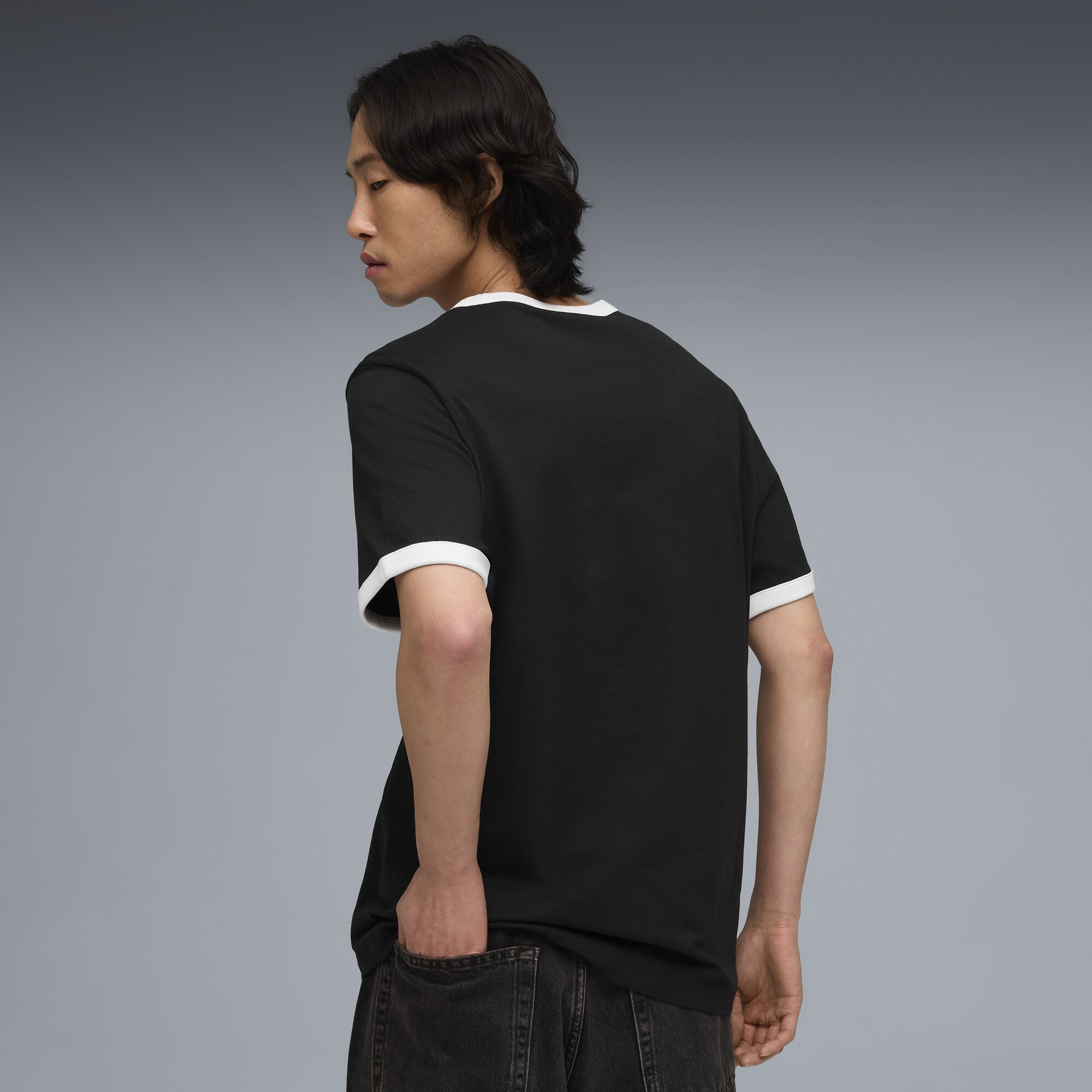 FUTURE.PUMA.ARCHIVE uniseks Ringer T-shirt, Zwart, Maat XL thumbnail 3