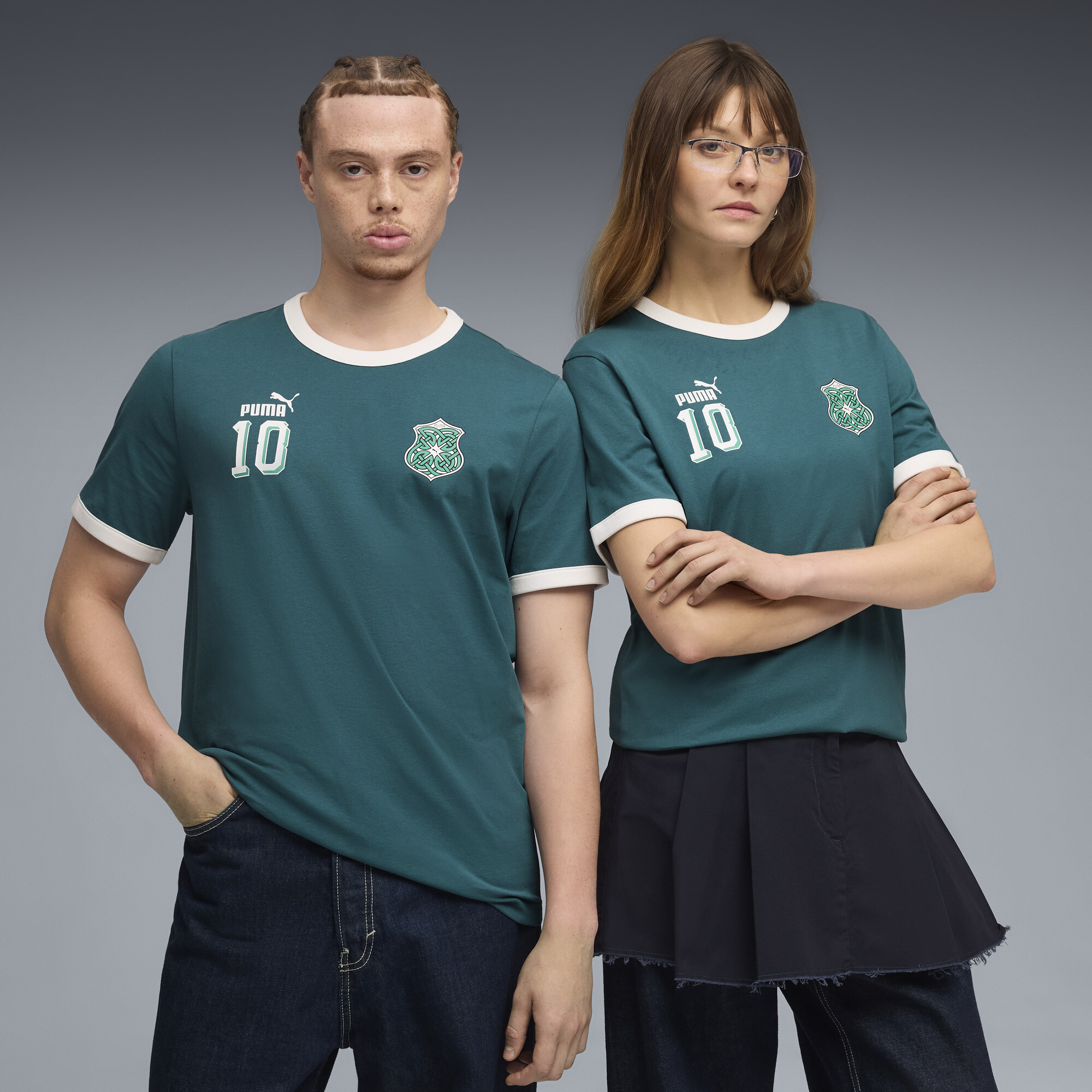 FUTURE.PUMA.ARCHIVE RINGER UNISEX Tişört | Yeşil | Puma | Sku