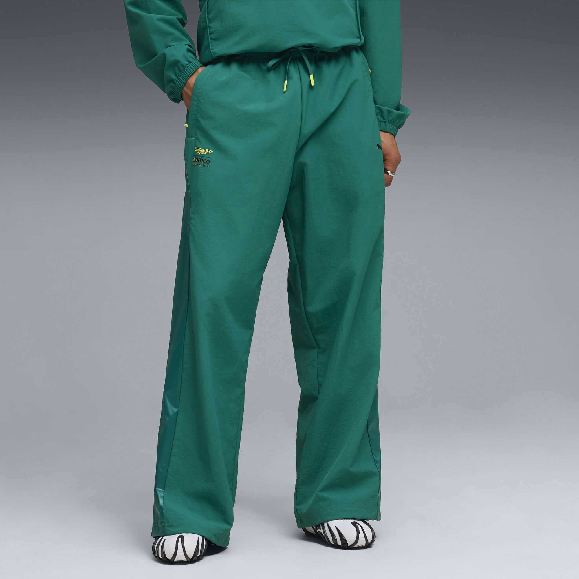 PUMA x ASTON MARTIN ARAMCO F1® TEAM Men's Pants in Green, Size XXL