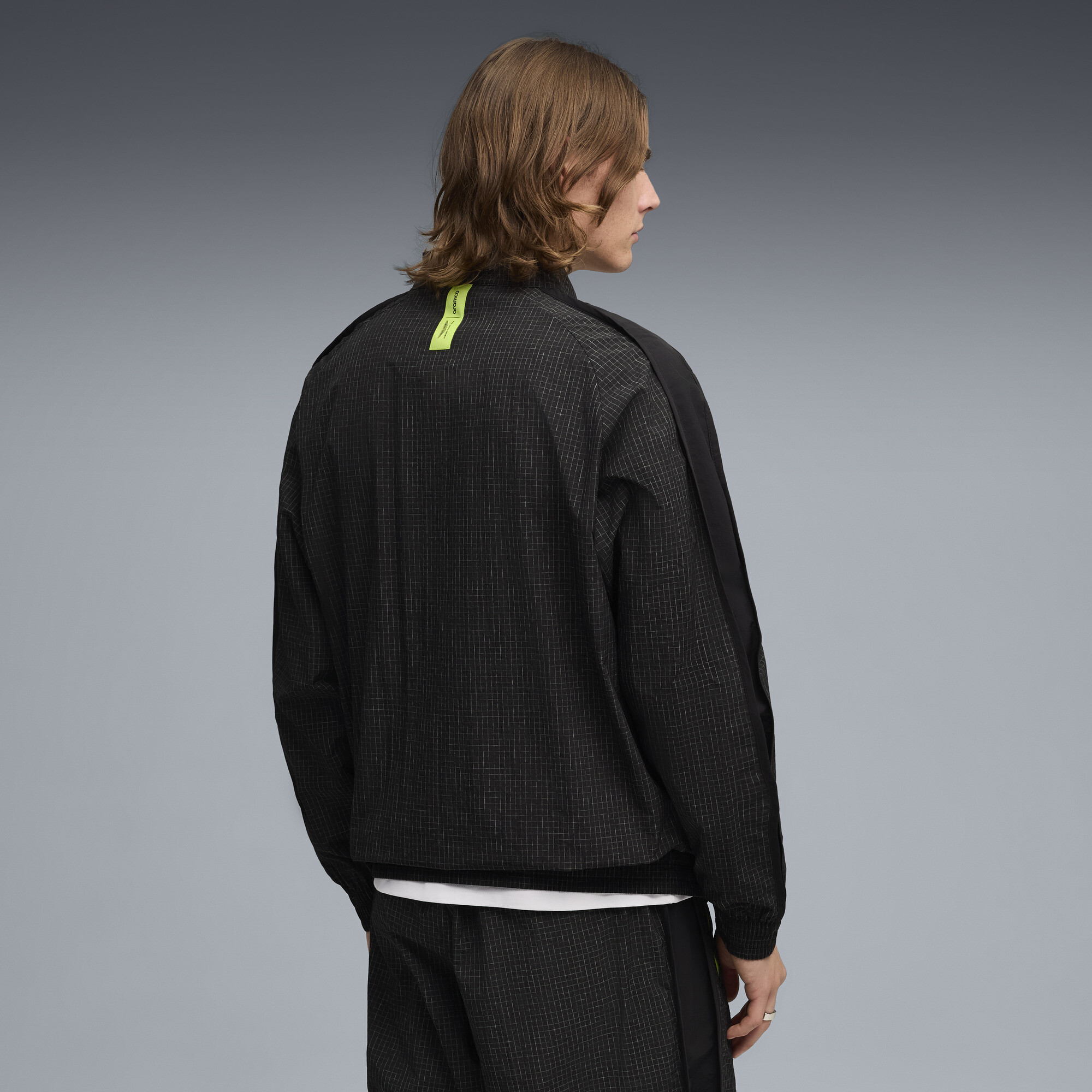 PUMA x ASTON MARTIN ARAMCO F1® TEAM T7 trainingsjack voor Heren, Zwart, Maat M thumbnail 5