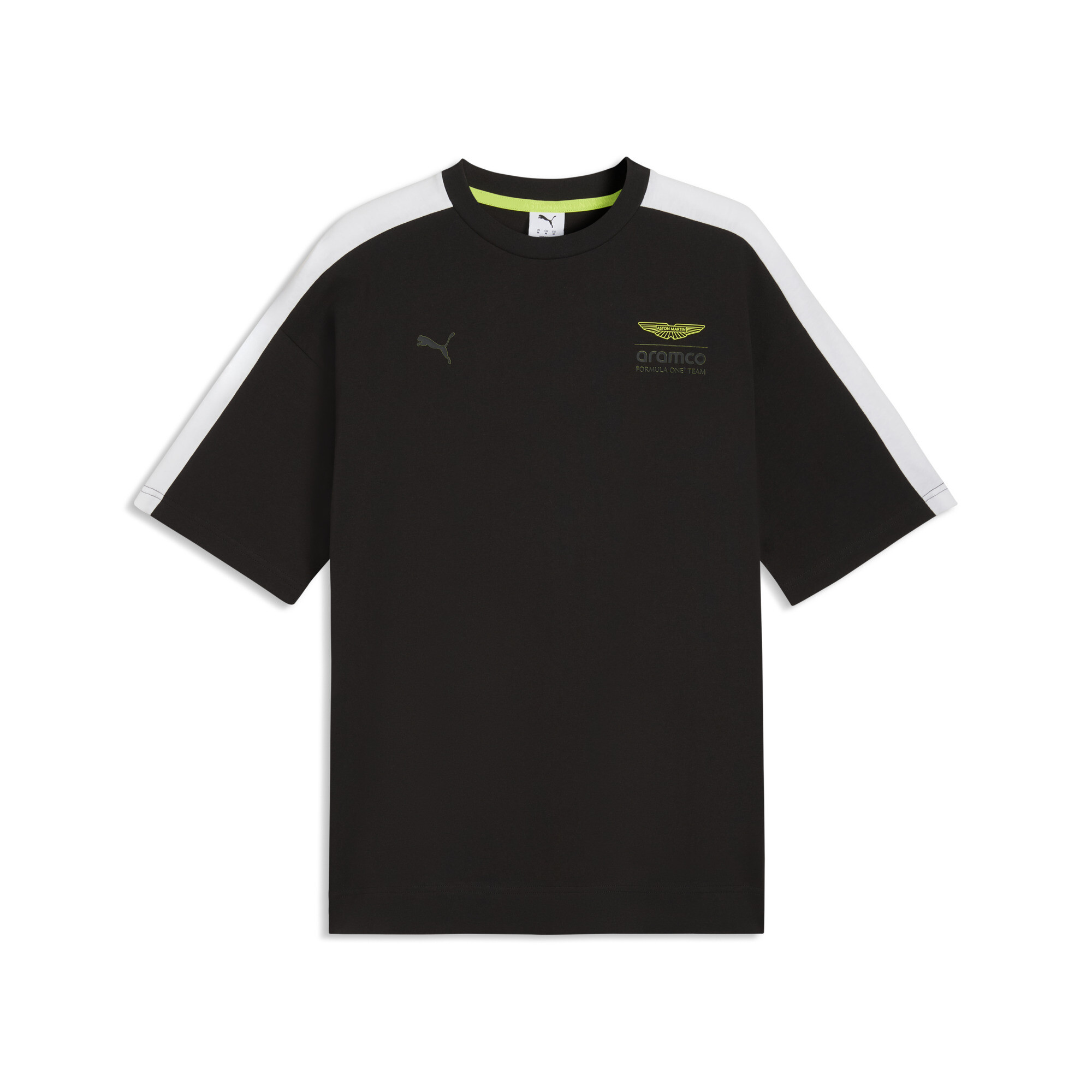 PUMA x ASTON MARTIN ARAMCO F1® TEAM T7 T-shirt voor Heren, Zwart, Maat XXL