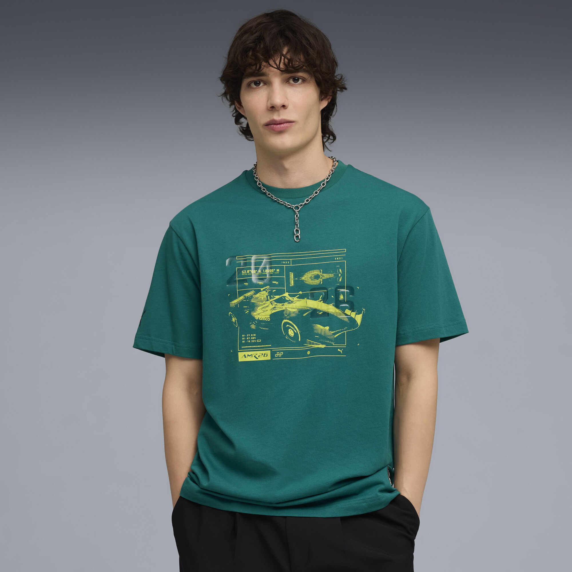 Polera holgada PUMA x ASTON MARTIN ARAMCO F1® TEAM para hombre
