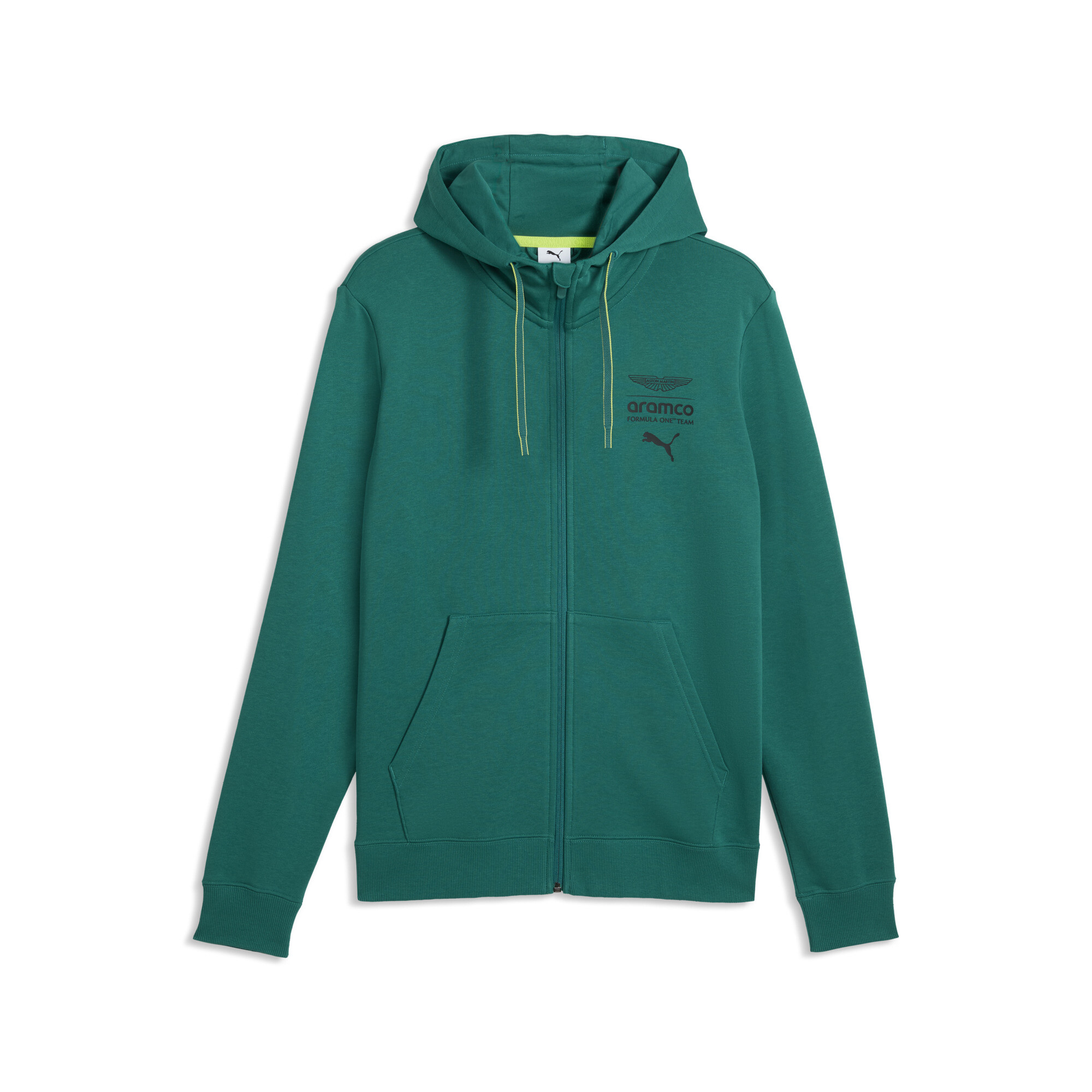 PUMA x ASTON MARTIN ARAMCO F1Â® TEAM Essentials hoodie voor Heren, Groen, Maat XS