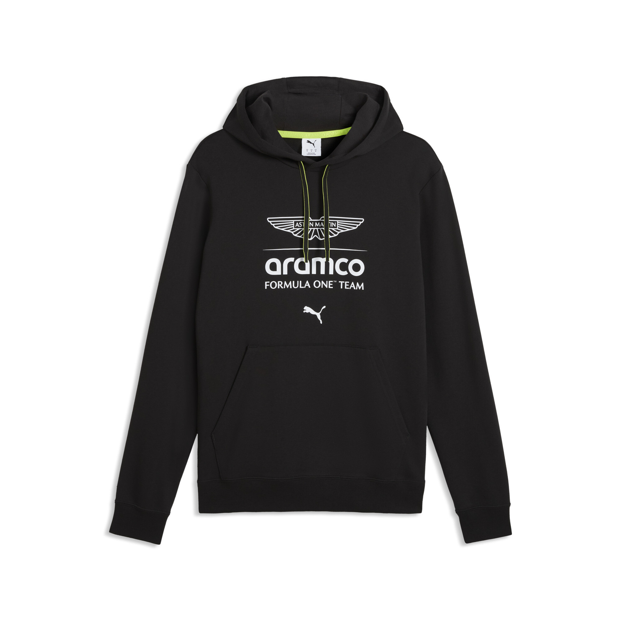 PUMA x ASTON MARTIN ARAMCO F1Â® TEAM Essentials hoodie voor Heren, Zwart, Maat M