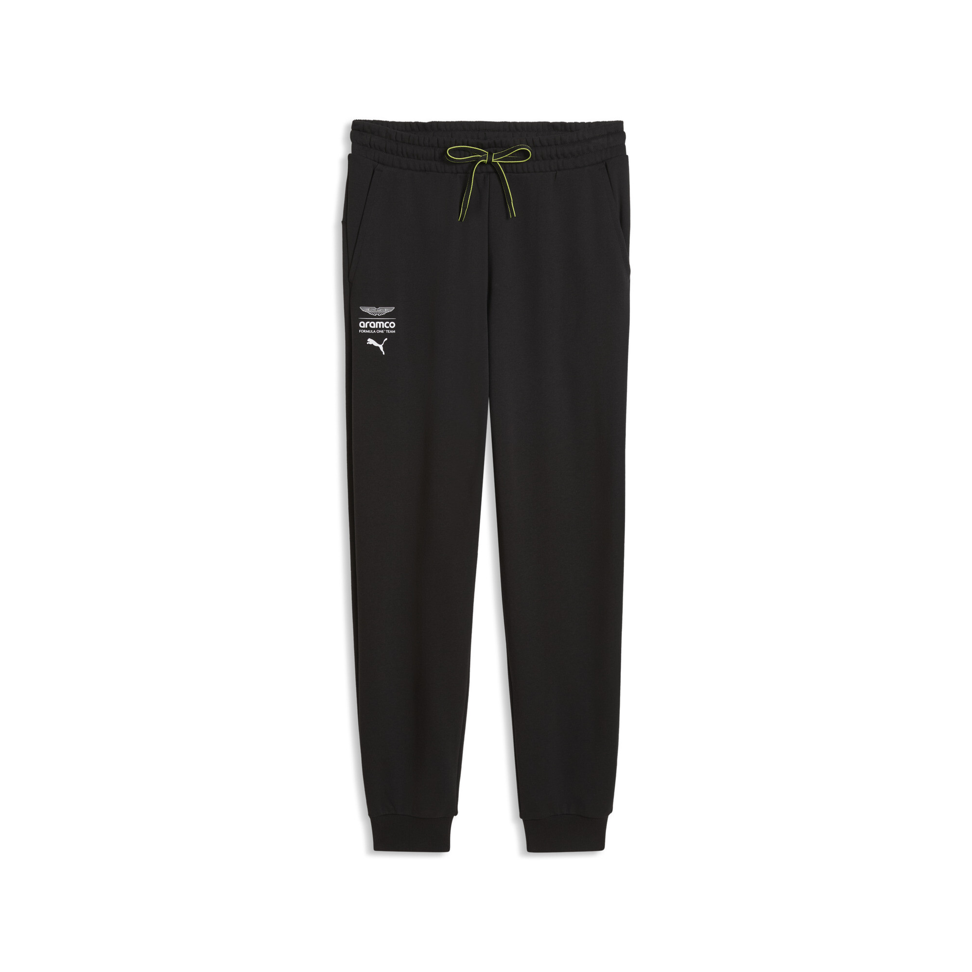PUMA x ASTON MARTIN ARAMCO F1Â® TEAM Essentials sweatpants voor Heren, Zwart, Maat XL