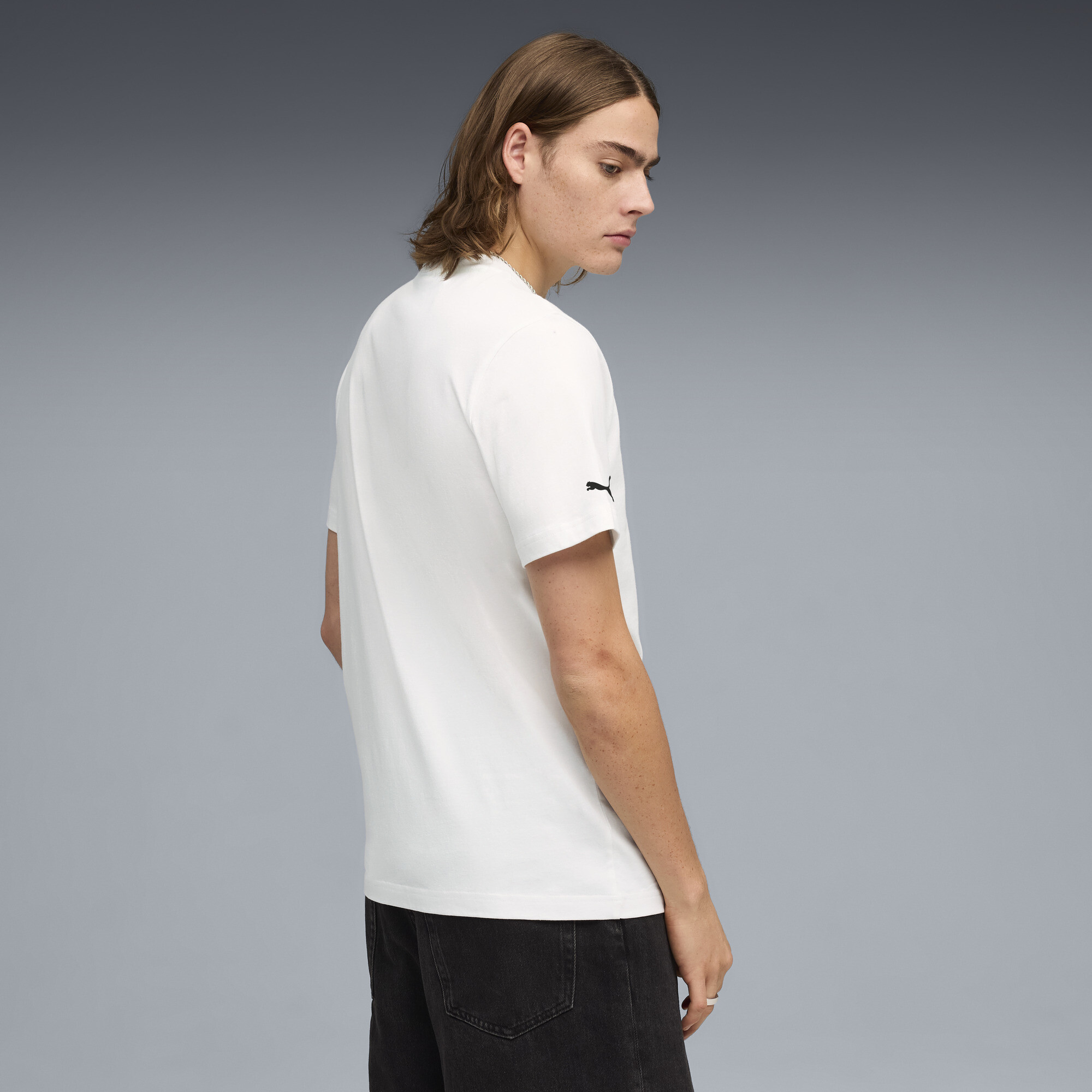 PUMA x ASTON MARTIN ARAMCO F1® TEAM Essentials T-shirt voor Heren, Wit, Maat XXL thumbnail 3