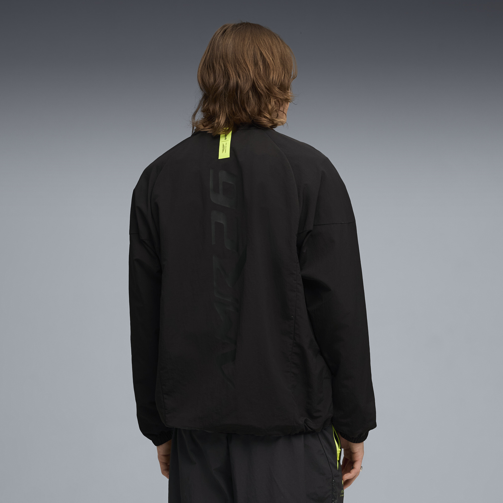 PUMA x ASTON MARTIN ARAMCO F1Â® TEAM lifestyle sweatshirt voor Heren, Zwart, Maat XS thumbnail 3