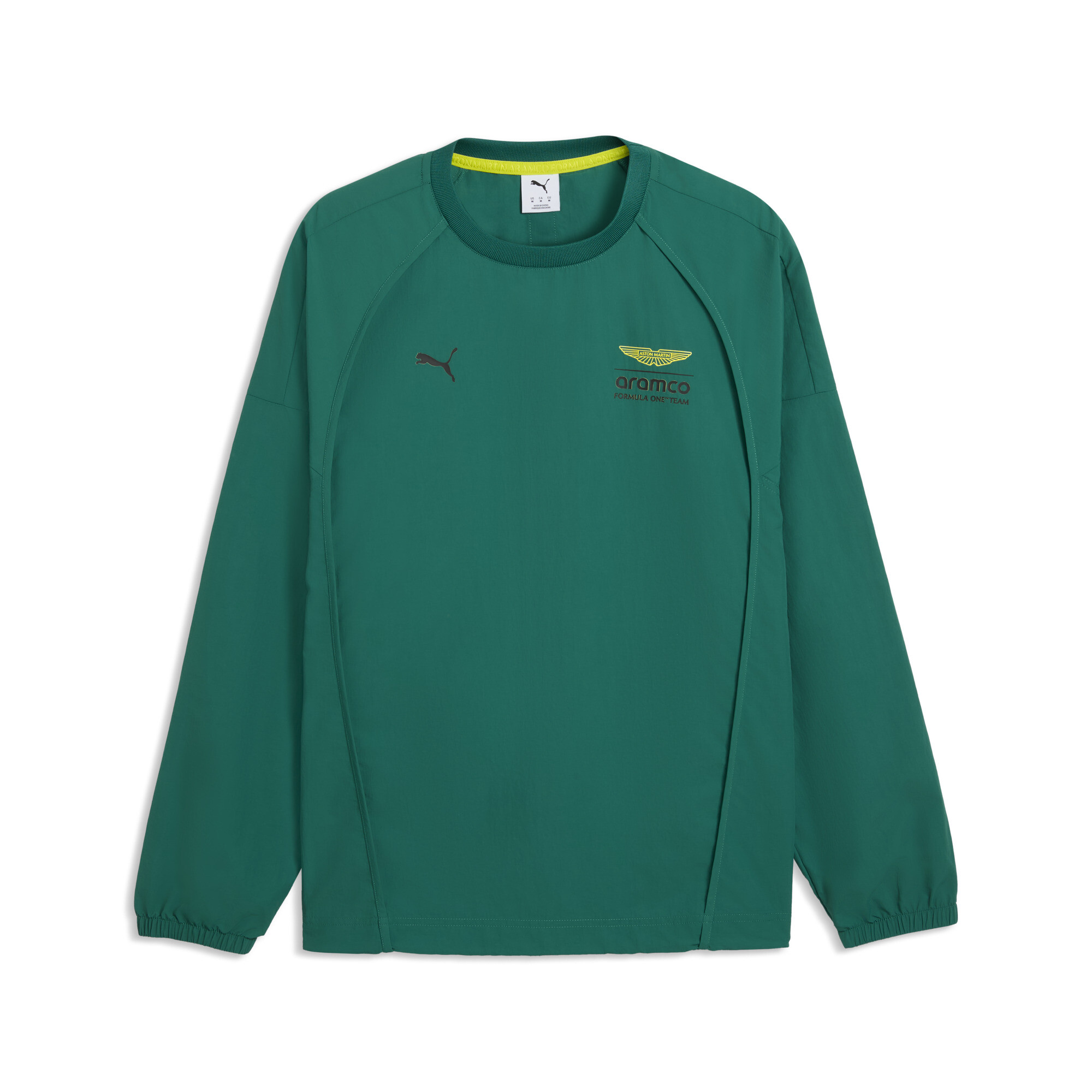 PUMA x ASTON MARTIN ARAMCO F1Â® TEAM lifestyle sweatshirt voor Heren, Groen, Maat XS