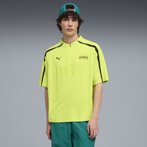 Camiseta PUMA x ASTON MARTIN ARAMCO F1® TEAM Lifestyle para Hombre En Lime Shimmer