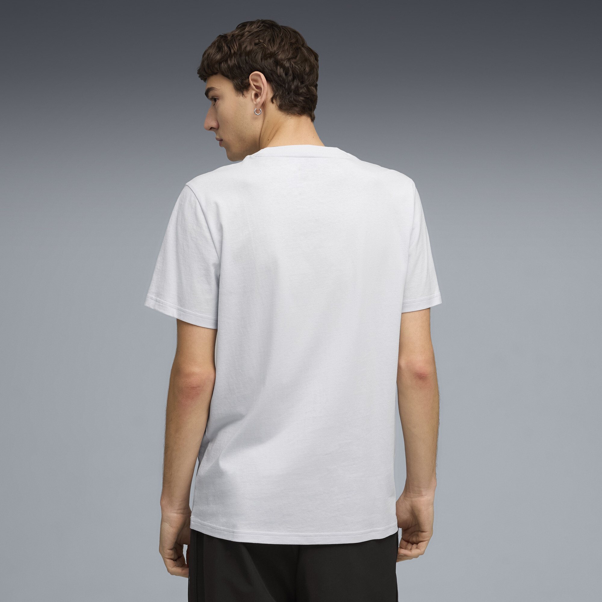 PUMA BMW M MOTORSPORT Essentials+ T-shirt voor Heren, Zilver, Maat XL thumbnail 3