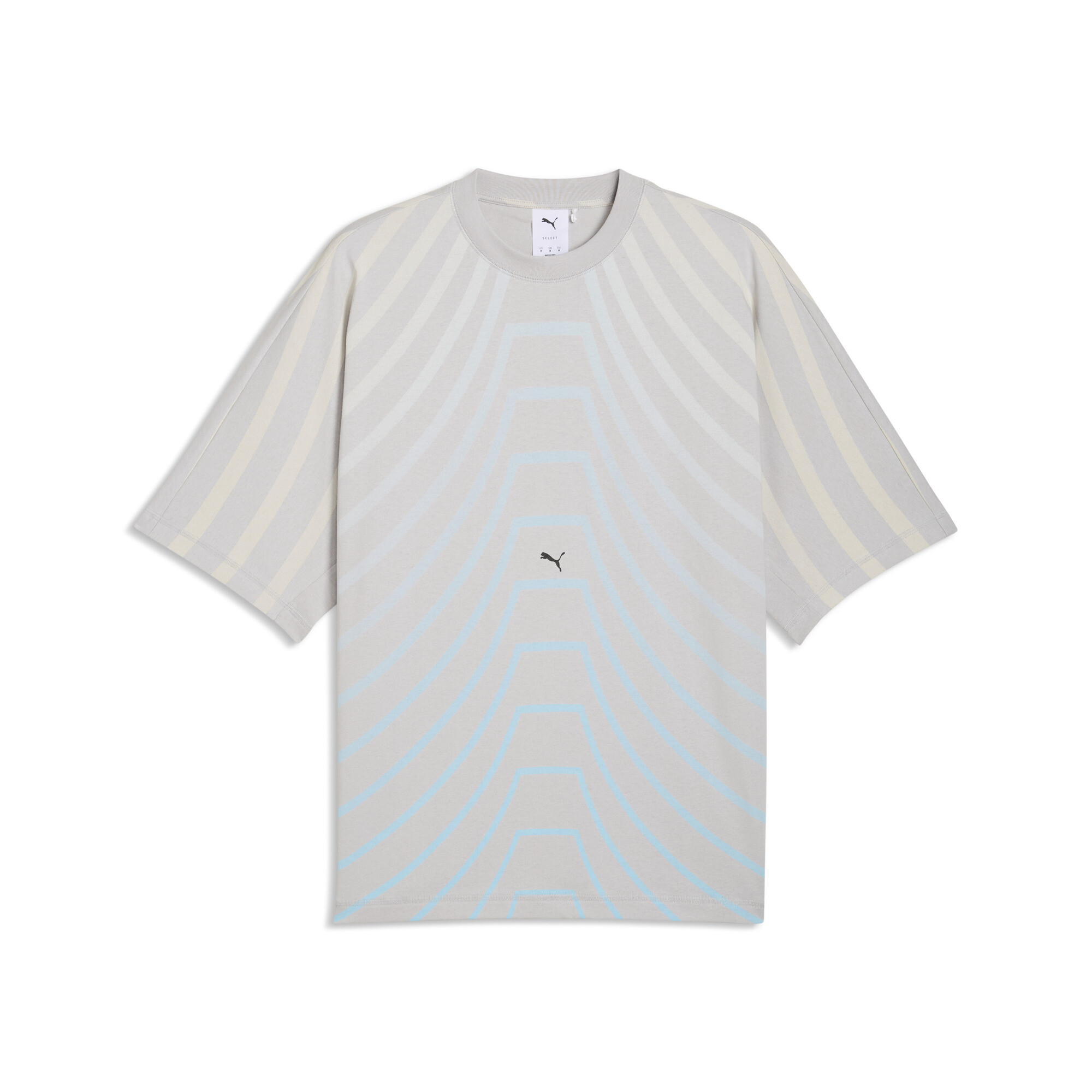 PUMA CLRT grafisch uniseks T-shirt, Grijs, Maat S thumbnail 3