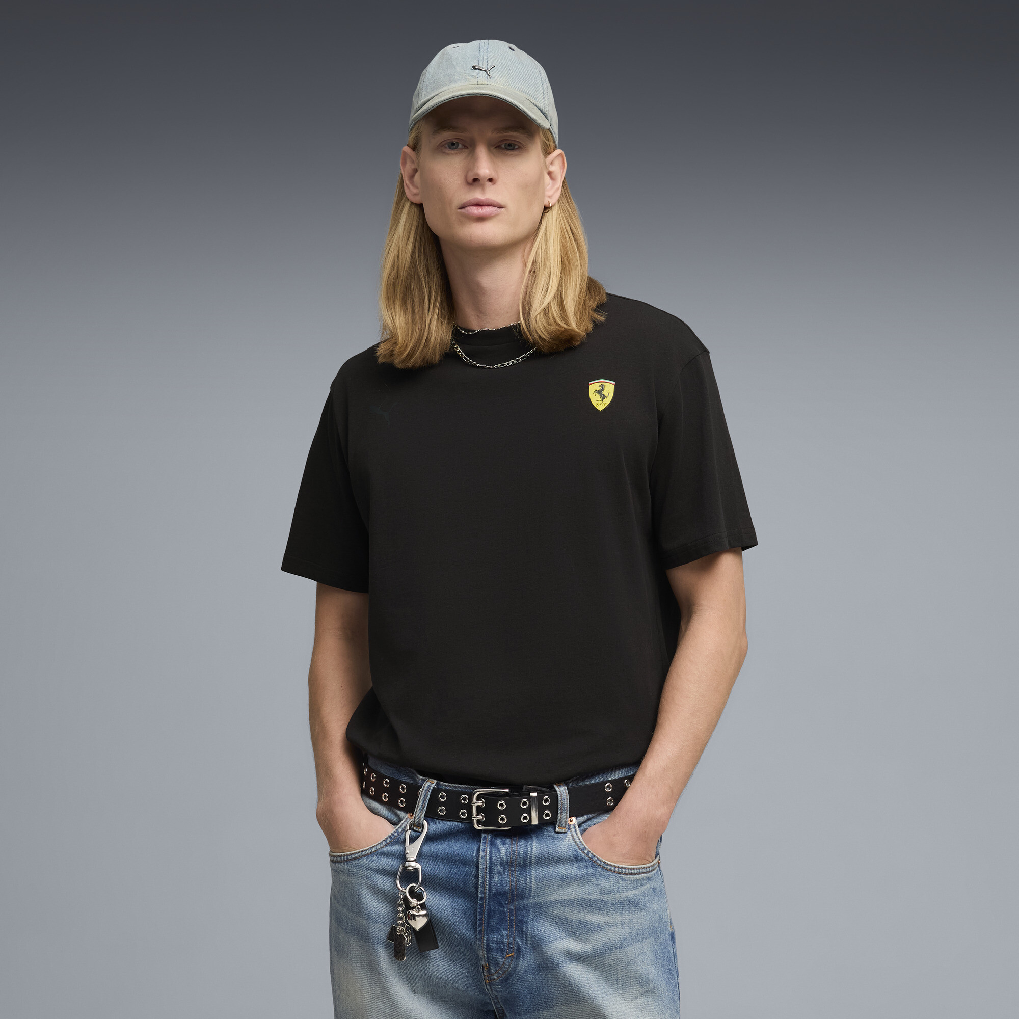 PUMA Scuderia Ferrari Speed T-shirt voor Heren, Zwart, Maat S thumbnail 4