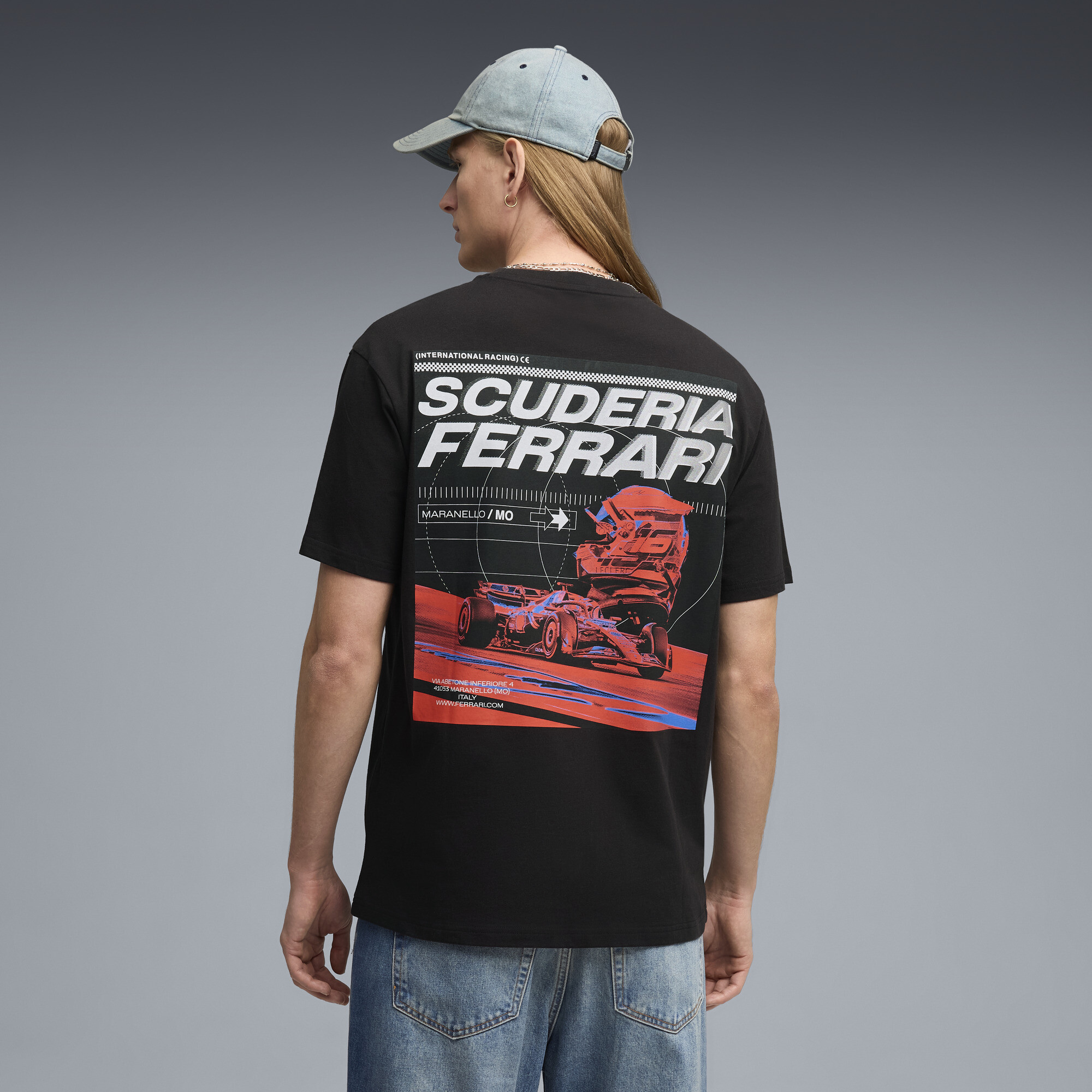 PUMA Scuderia Ferrari Speed T-shirt voor Heren, Zwart, Maat S thumbnail 3