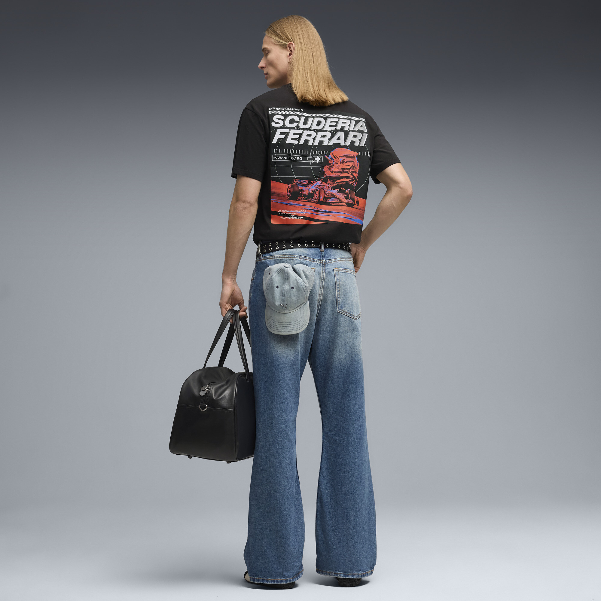 PUMA Scuderia Ferrari Speed T-shirt voor Heren, Zwart, Maat S thumbnail 2