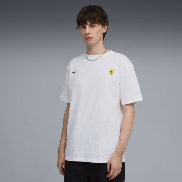 Playera PUMA Scuderia Ferrari Speed para Hombre en Talle Chica White