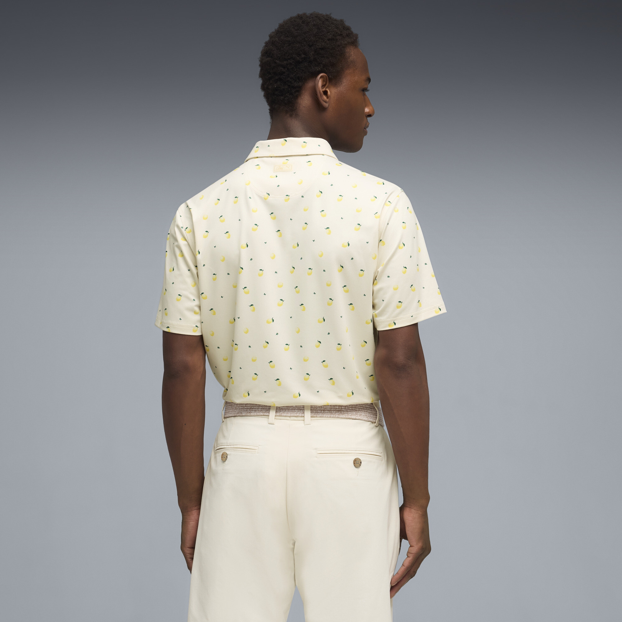 PUMA x ARNOLD PALMER CLOUDSPUN Lemon polo voor Heren, Maat 4XL thumbnail 3