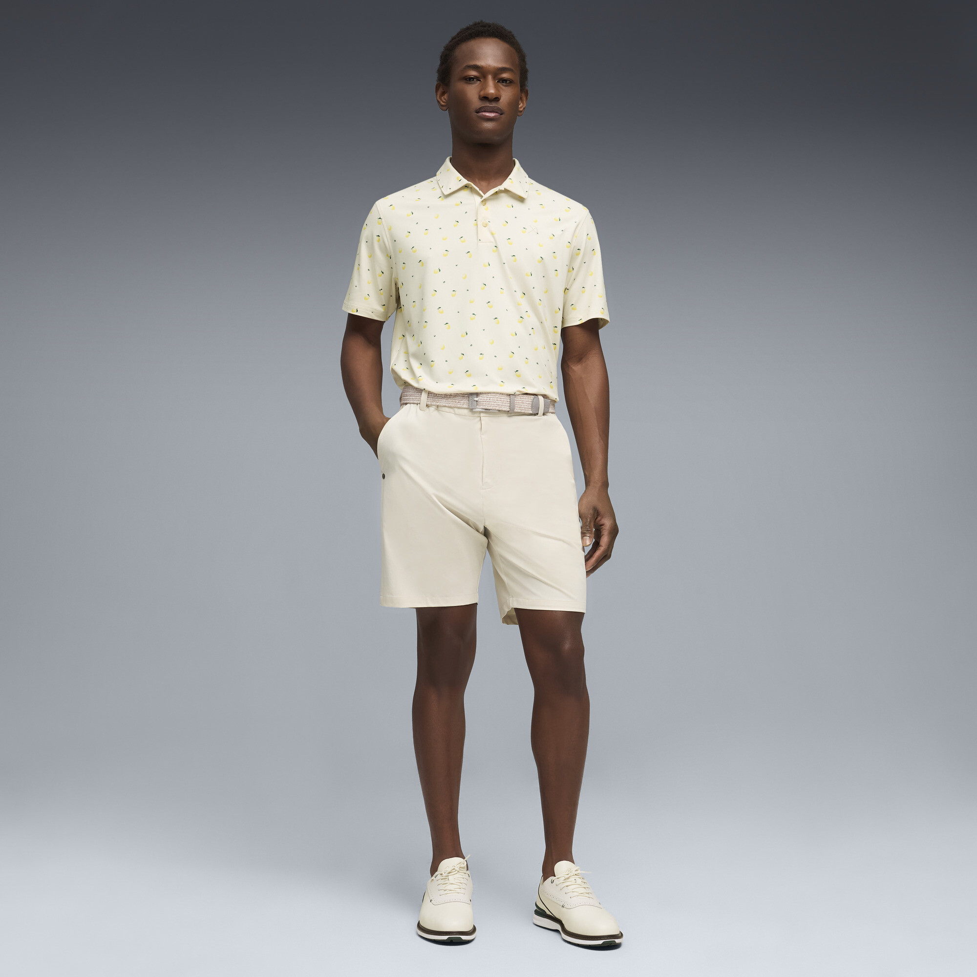 PUMA x ARNOLD PALMER CLOUDSPUN Lemon polo voor Heren, Maat 4XL thumbnail 2
