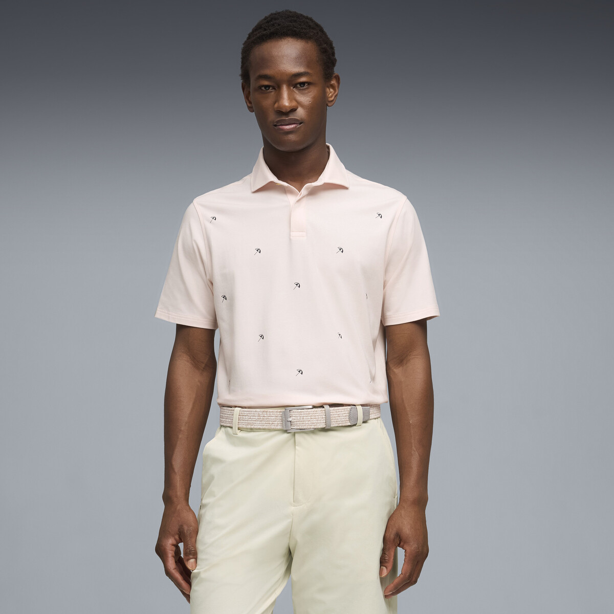 PUMA x ARNOLD PALMER Modalon Umbrella Polo Men in Jasmine Flower, XXL