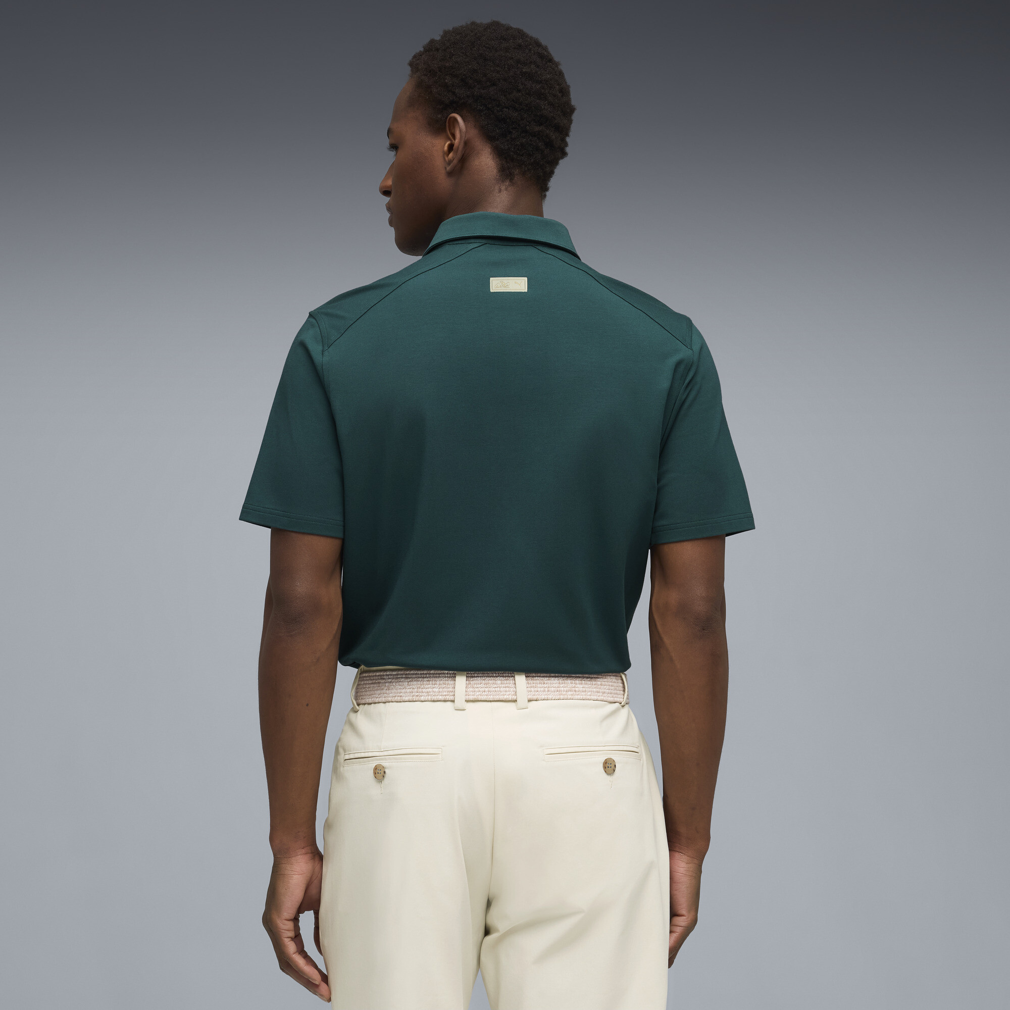 PUMA x ARNOLD PALMER Modalon Umbrella poloshirt voor Heren, Groen, Maat XXL thumbnail 3