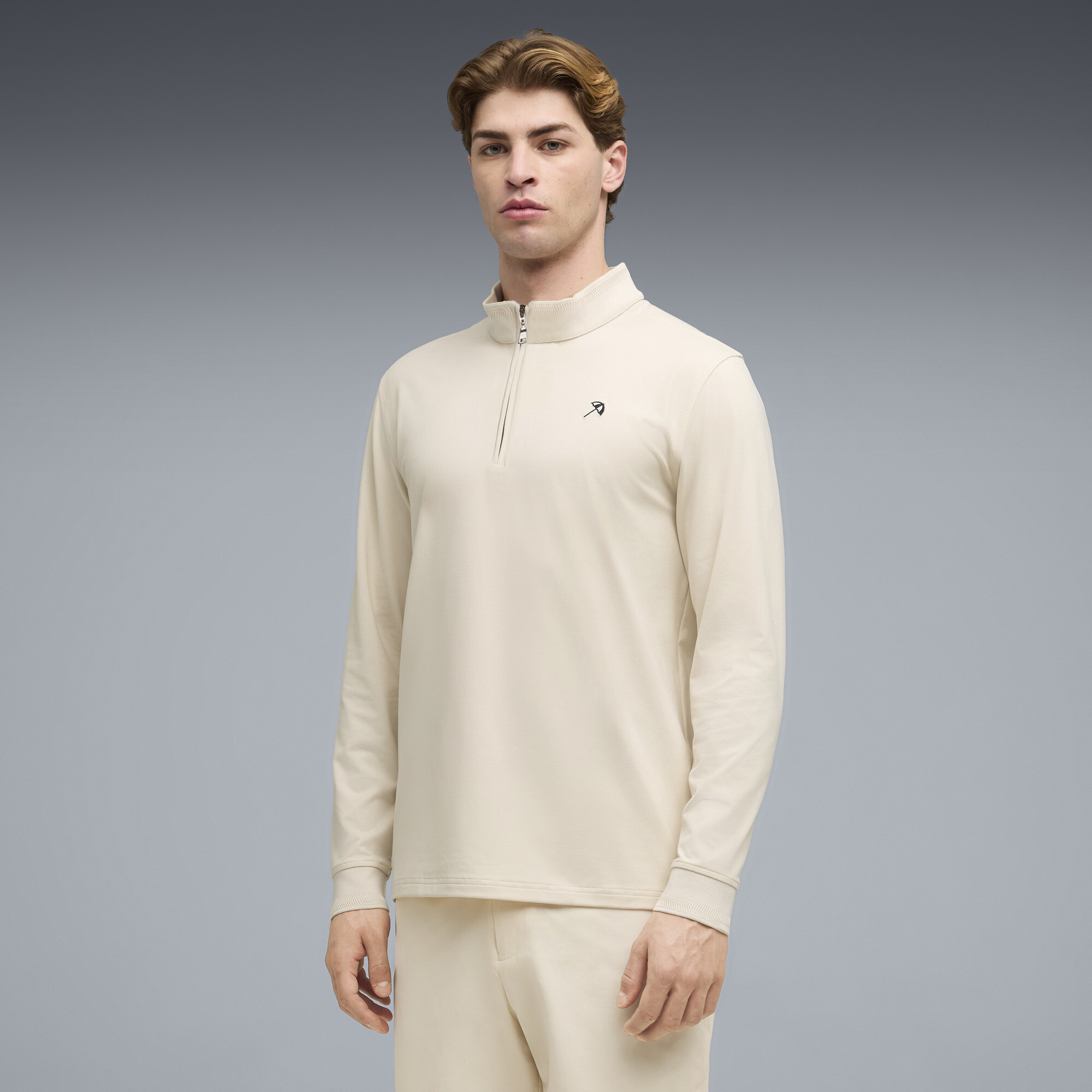 PUMA x ARNOLD PALMER CLOUDSPUN golfjack met kwartrits voor Heren, Maat S thumbnail 5