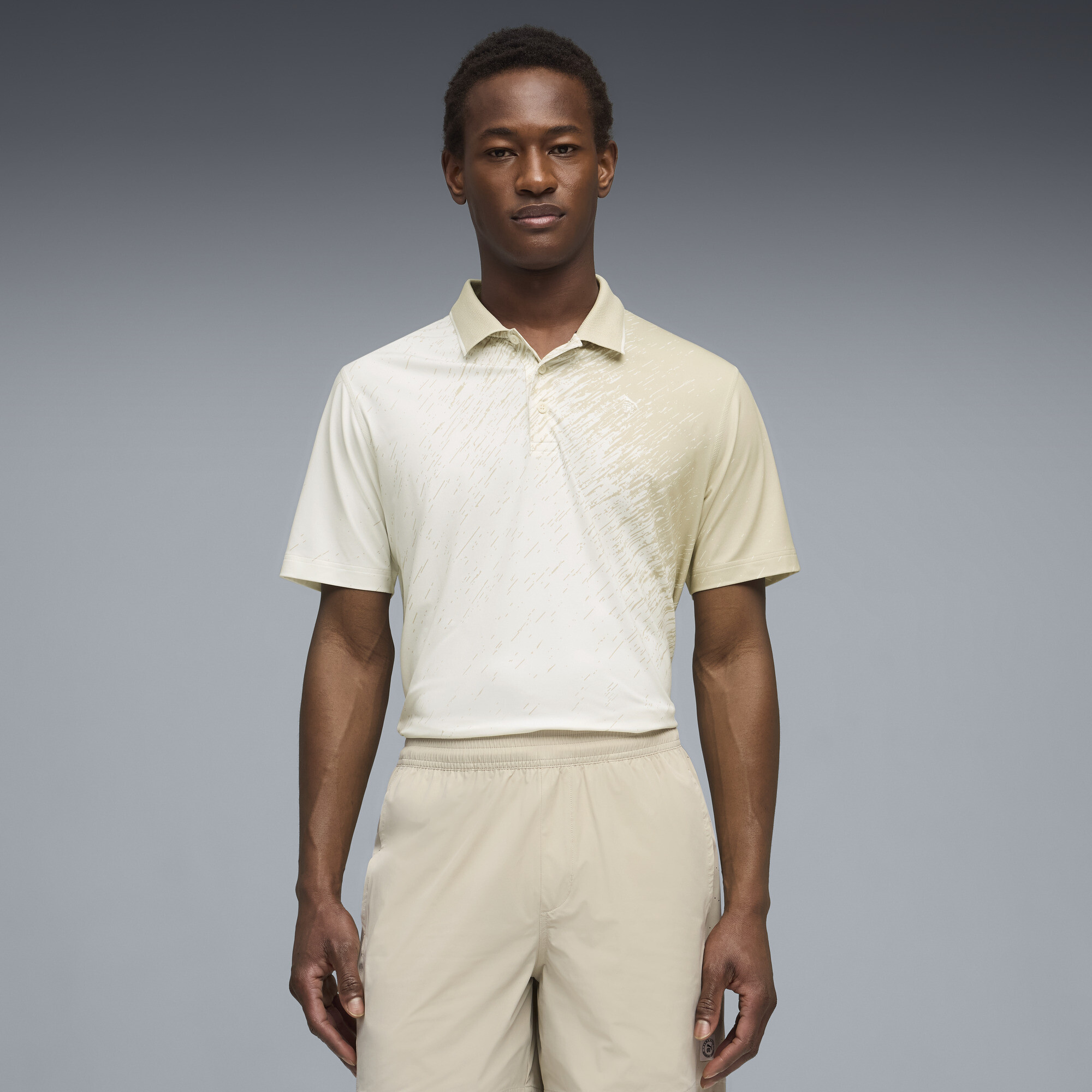 PUMA x REIGNING CHAMP golfpolo voor Heren, Wit, Maat S thumbnail 4