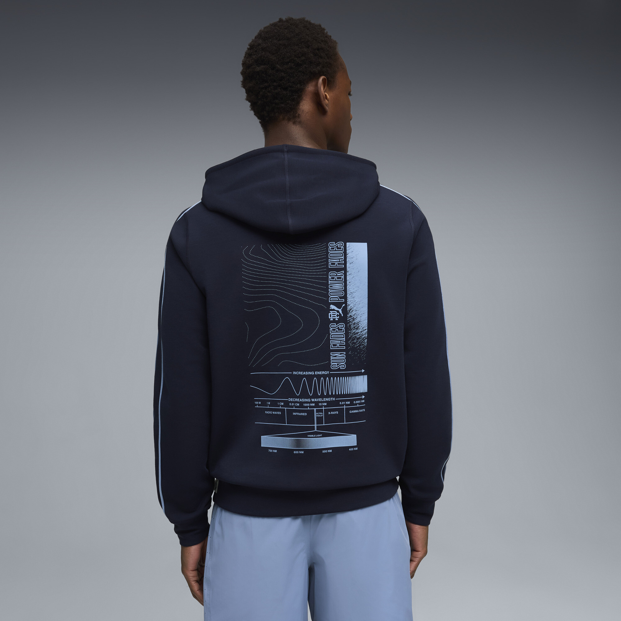 PUMA x REIGNING CHAMP golfhoodie voor Heren, Blauw, Maat XL thumbnail 3