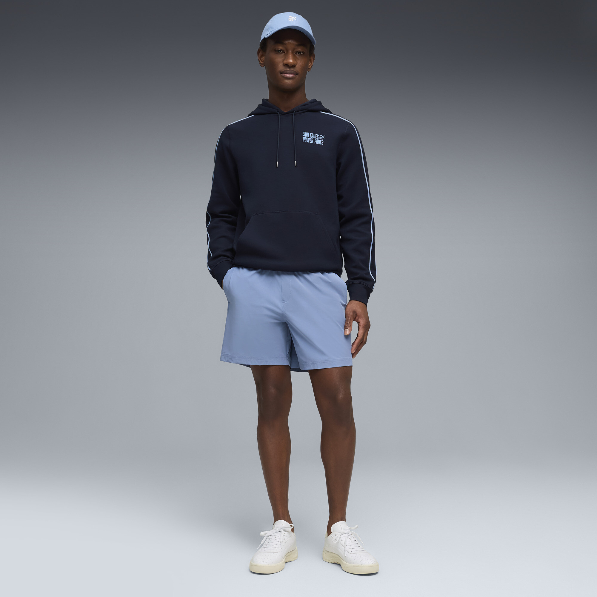 PUMA x REIGNING CHAMP golfhoodie voor Heren, Blauw, Maat XL thumbnail 2