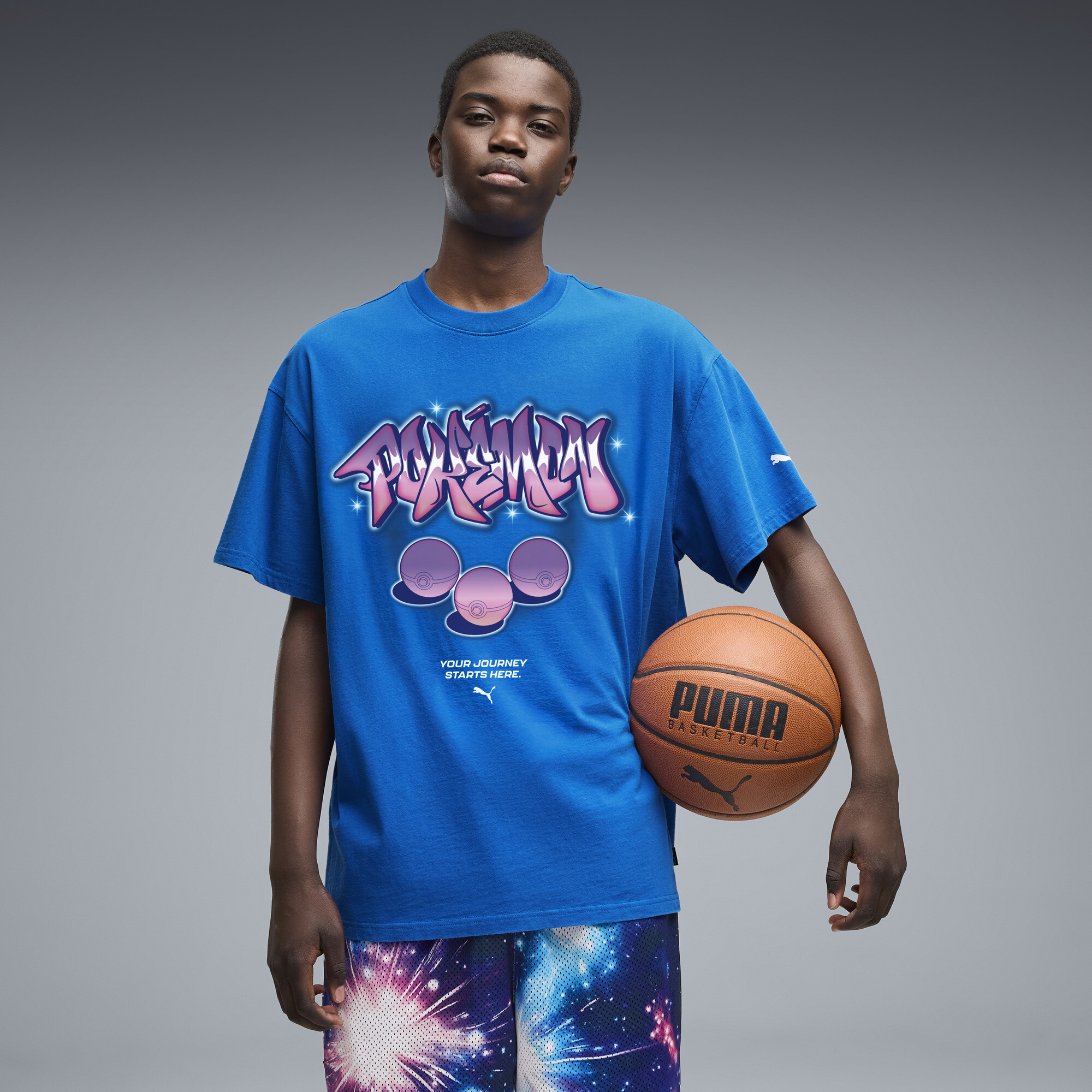 T shirt oversize PUMA x POKÉMON Homme Vêtements - vue 1