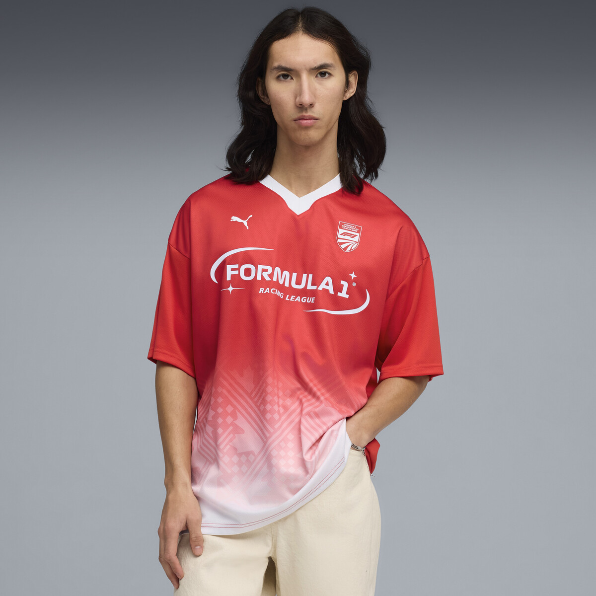 F1® Canada Relaxed Jersey Men in Pop Red by PUMA, XS