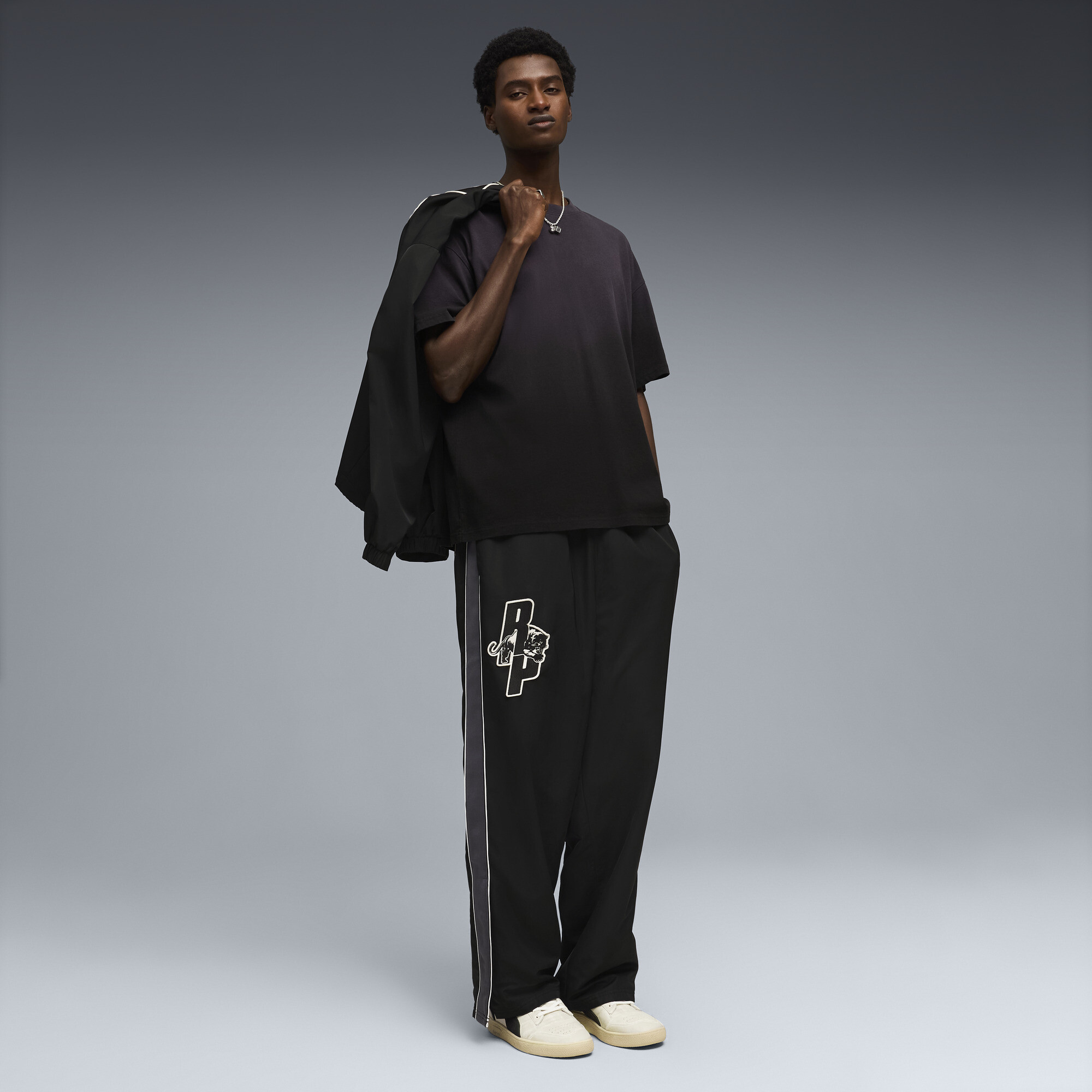 PUMA x REPRESENT oversized T-shirt voor Heren, Zwart, Maat 4XL thumbnail 4