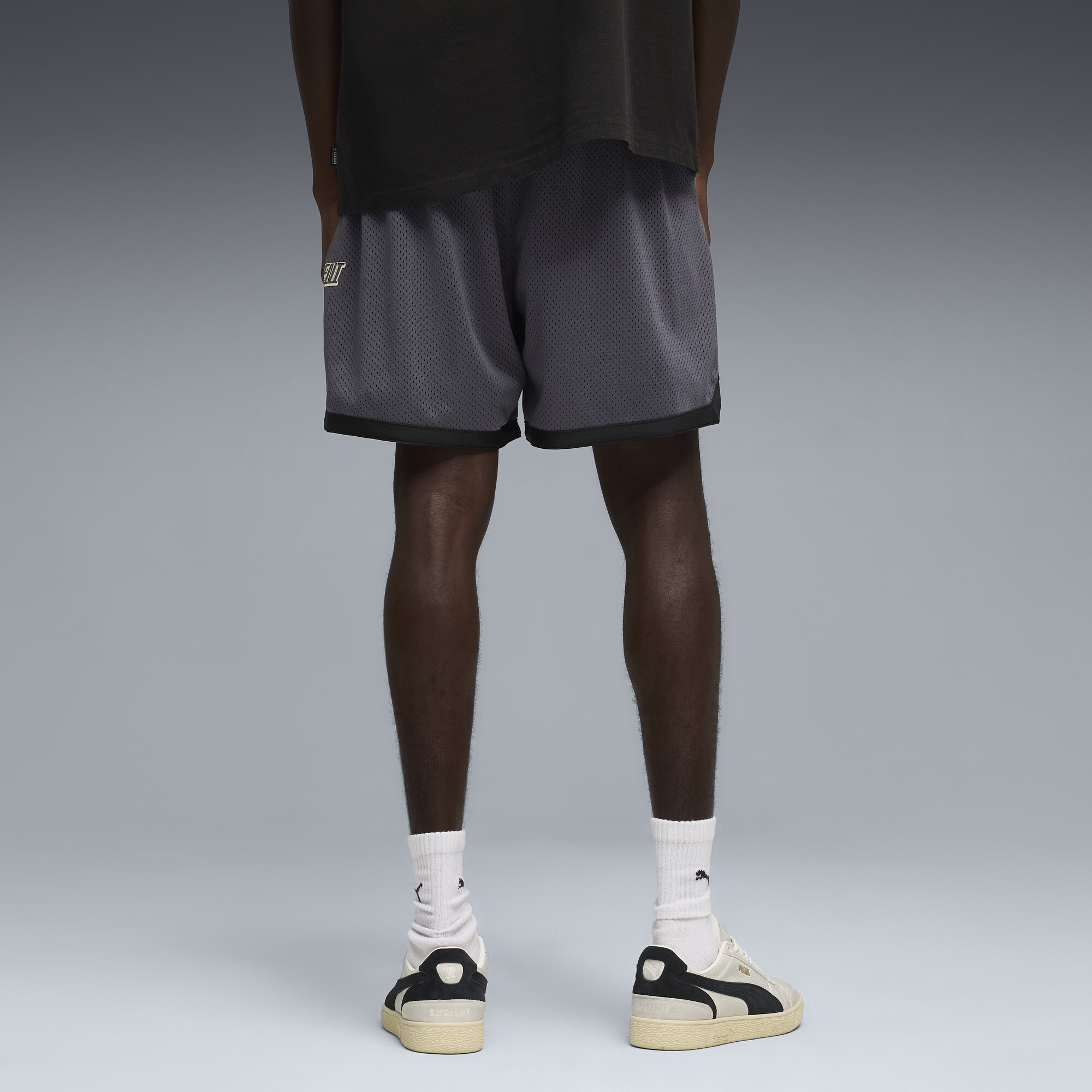 PUMA x REPRESENT oversized short voor Heren, Grijs, Maat XL thumbnail 5