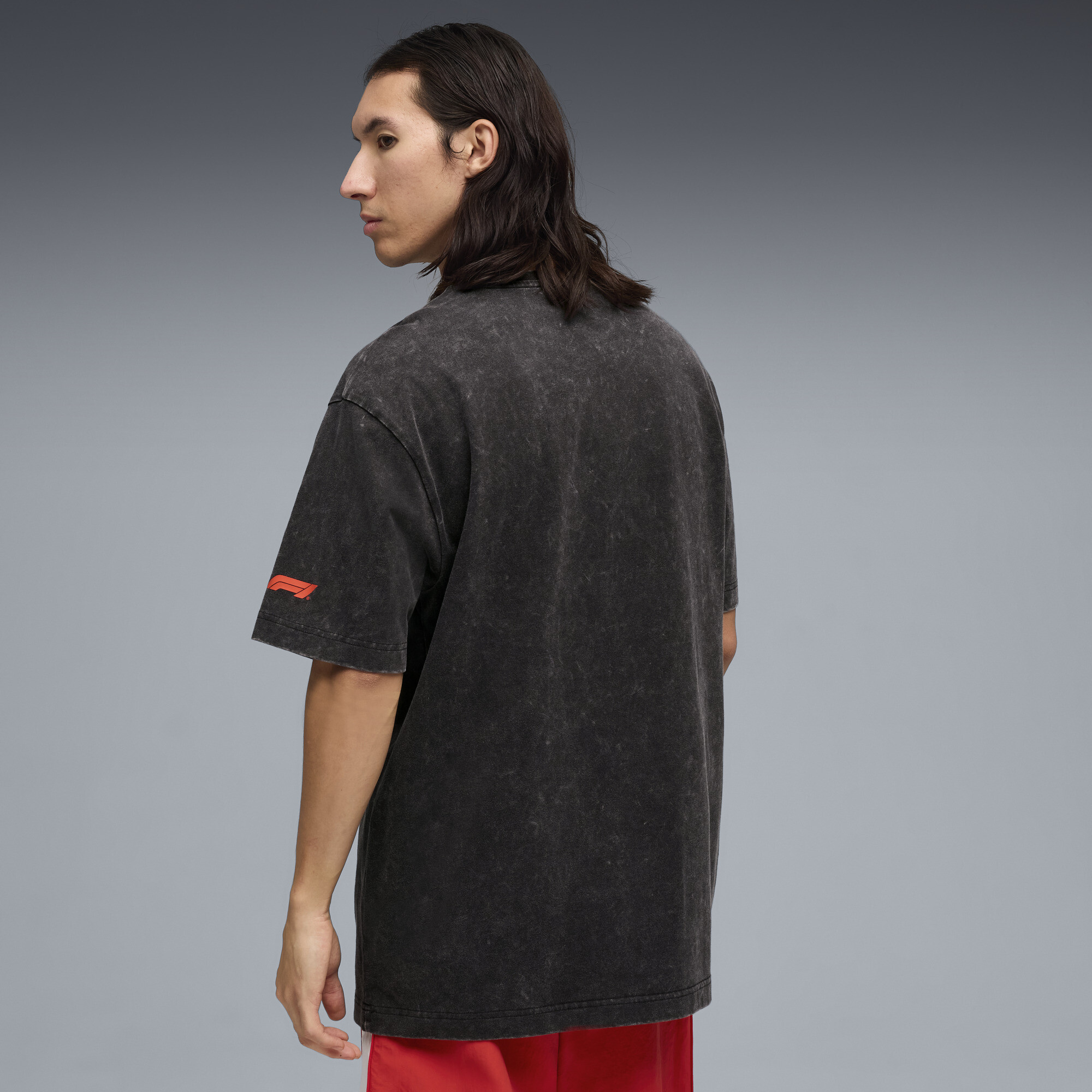 PUMA F1® Tyre Relaxed T-shirt voor Heren, Zwart, Maat L thumbnail 3