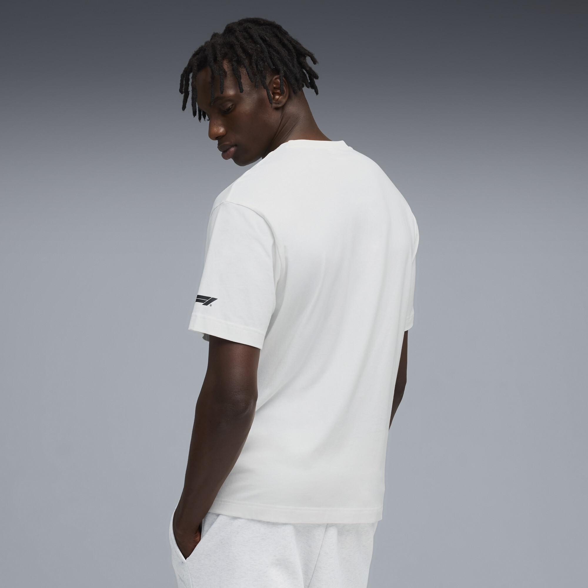 PUMA F1® Tyre Relaxed T-shirt voor Heren, Wit, Maat XS thumbnail 3