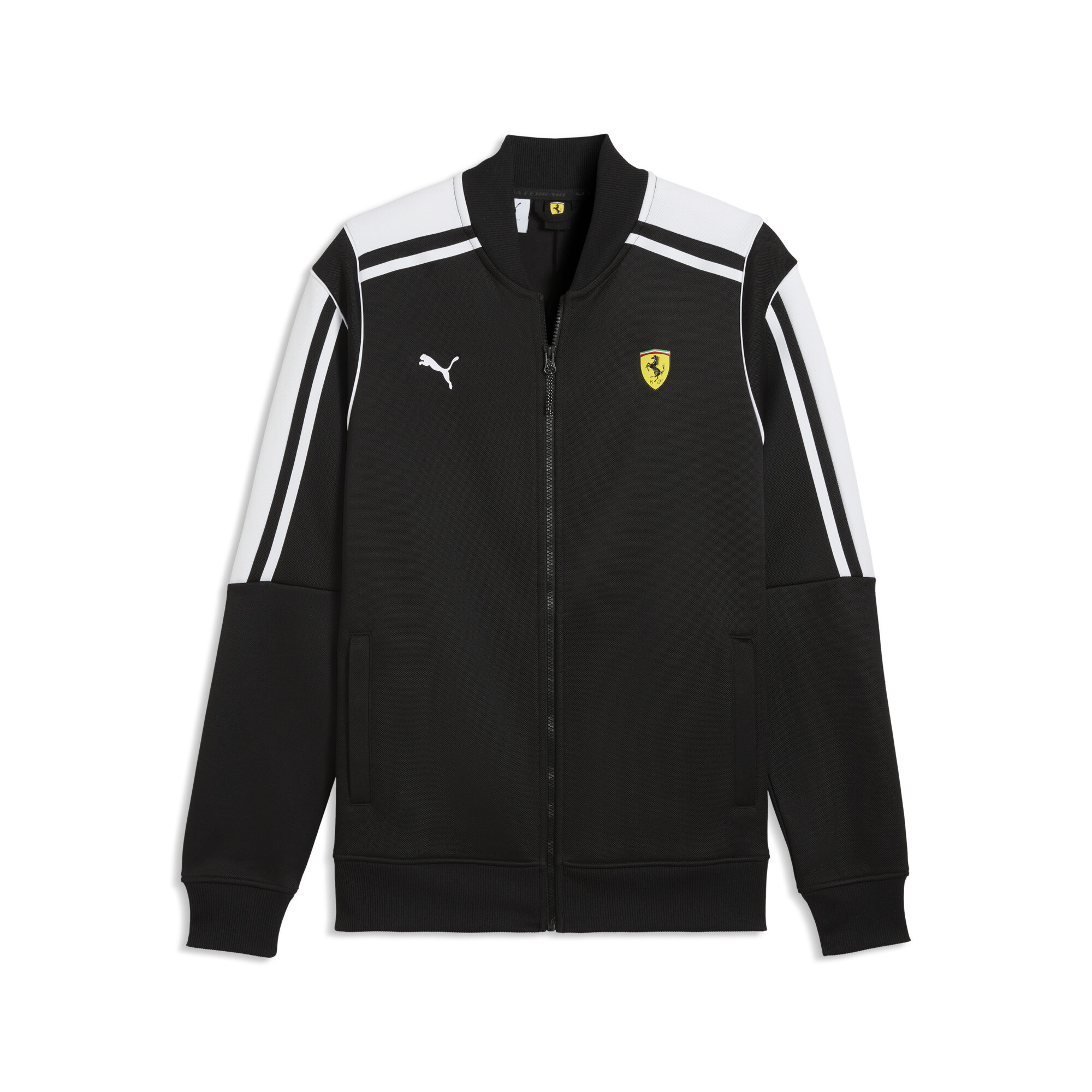 PUMA Scuderia Ferrari MT7 trainingsjack voor Heren, Zwart, Maat XS