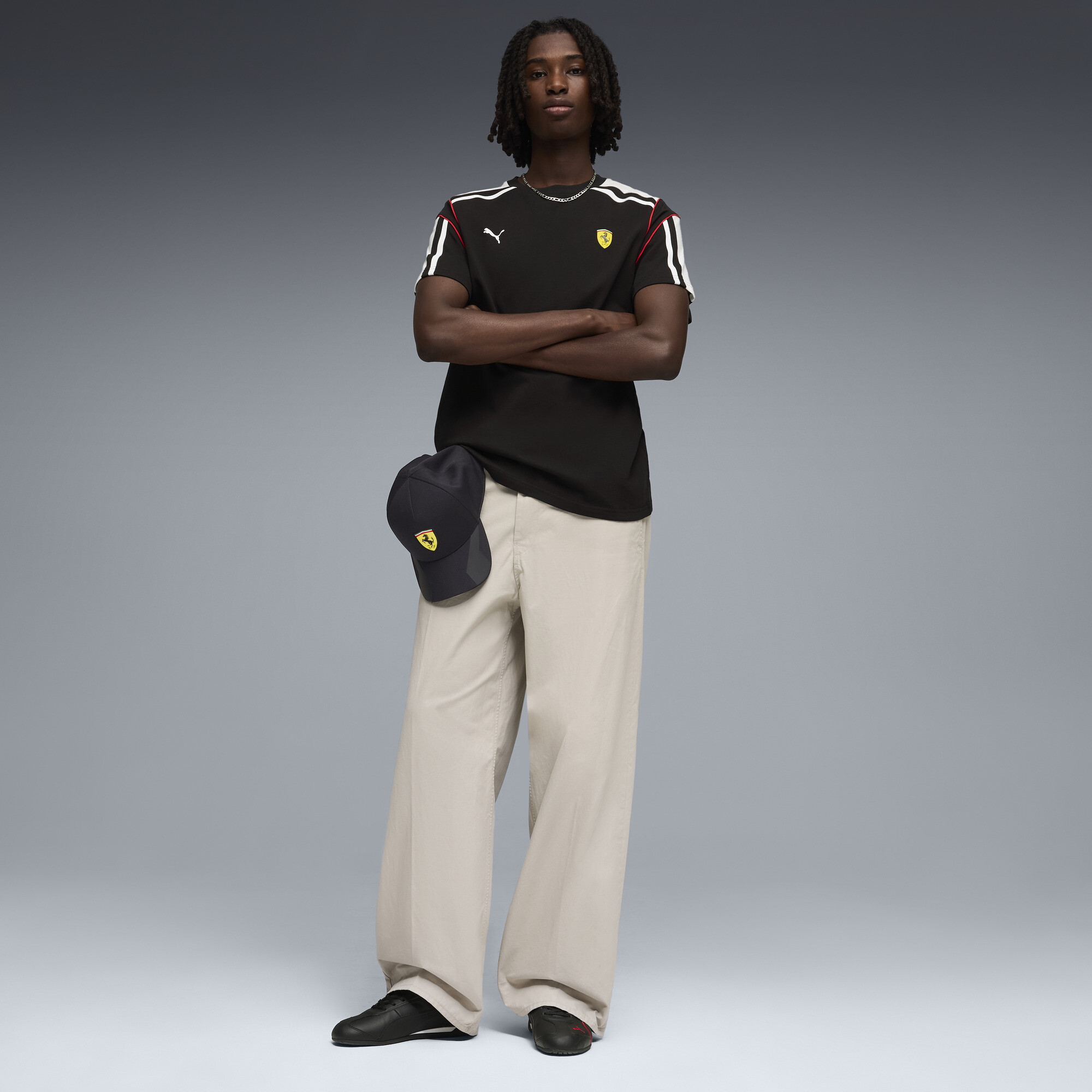 PUMA Scuderia Ferrari MT7+ T-shirt voor Heren, Zwart, Maat XS thumbnail 2