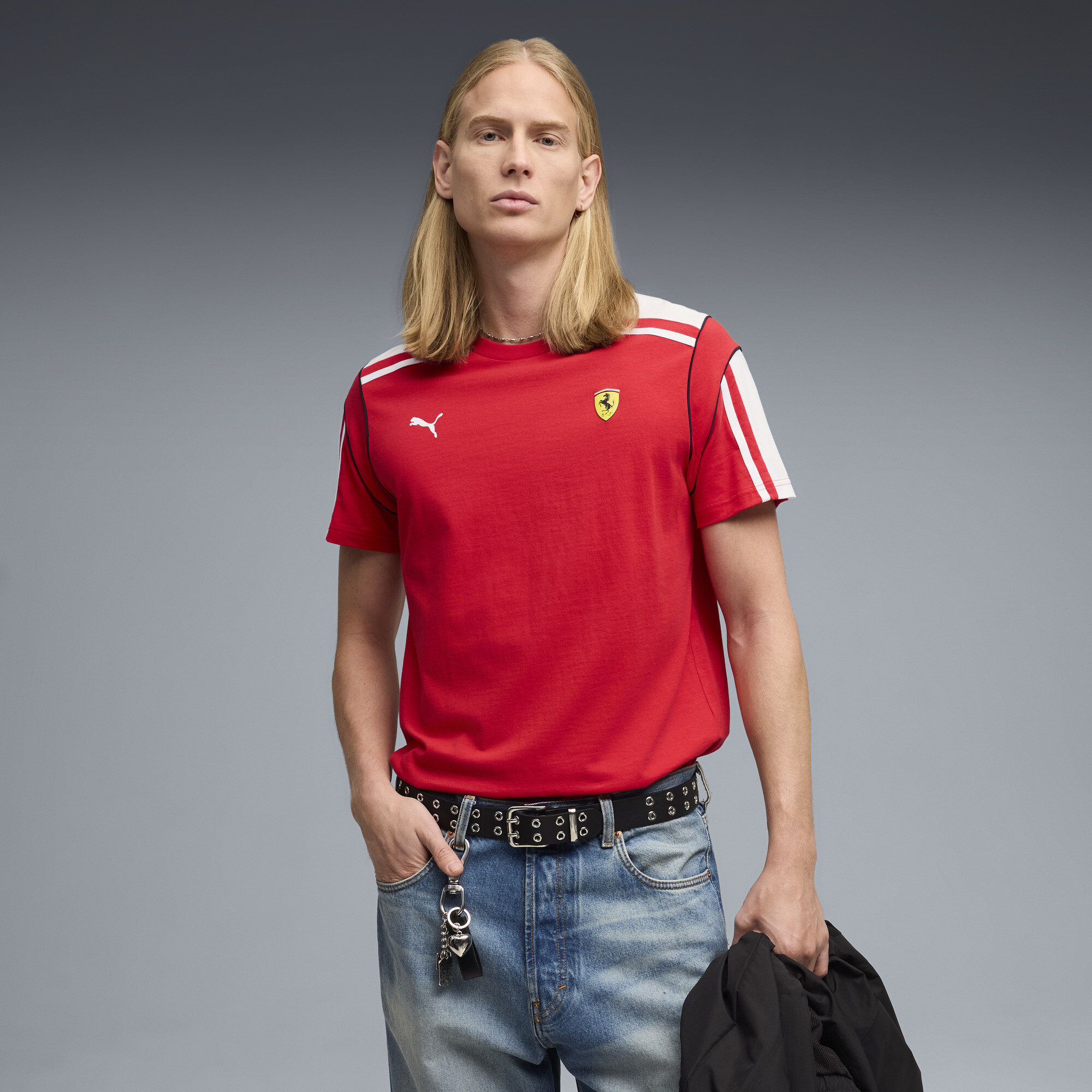 PUMA Scuderia Ferrari MT7+ T-shirt voor Heren, Rood, Maat XXL thumbnail 4